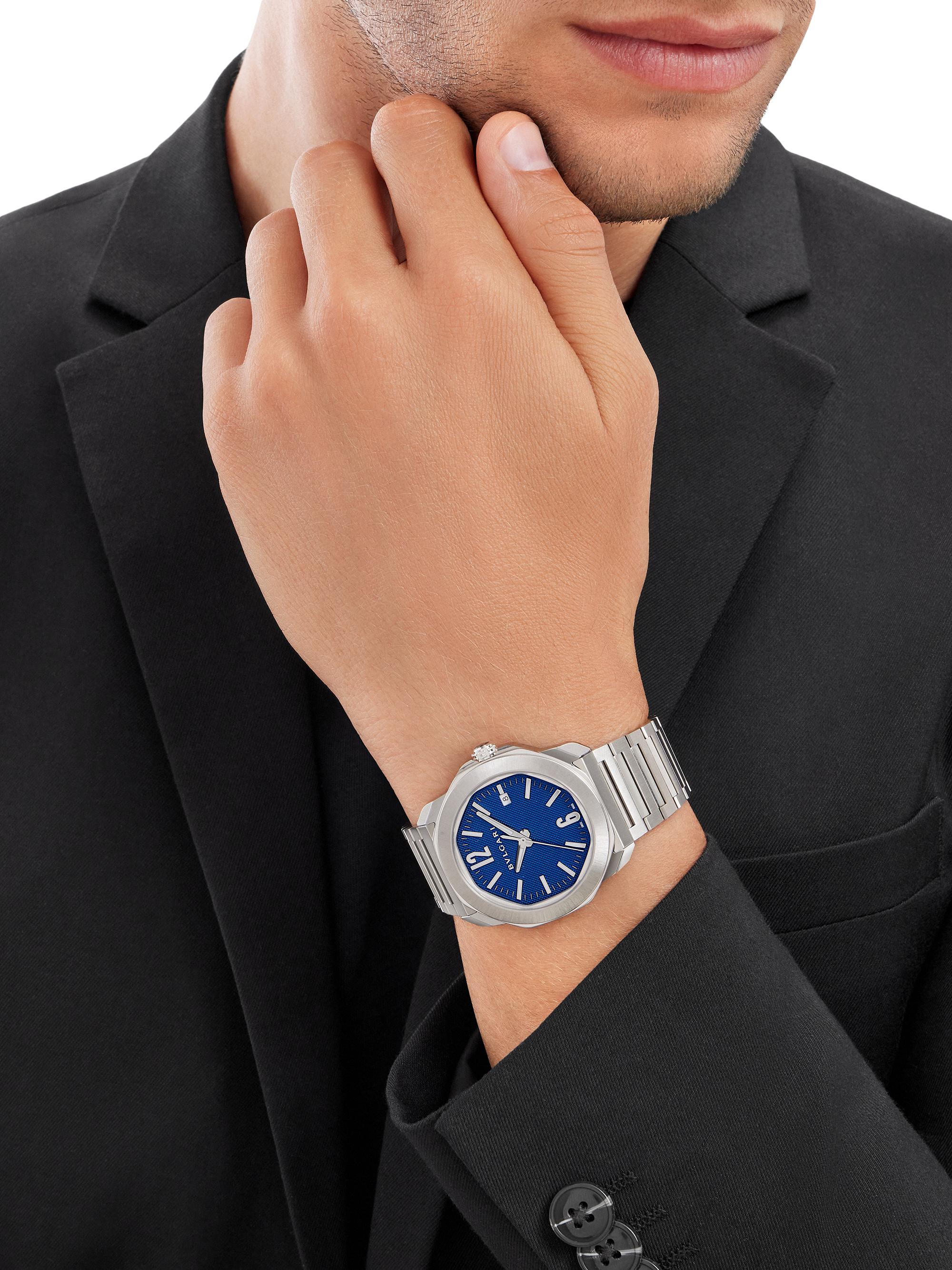 BVLGARI Octo Roma Stainless Steel Automatic Bracelet Watch | Saks