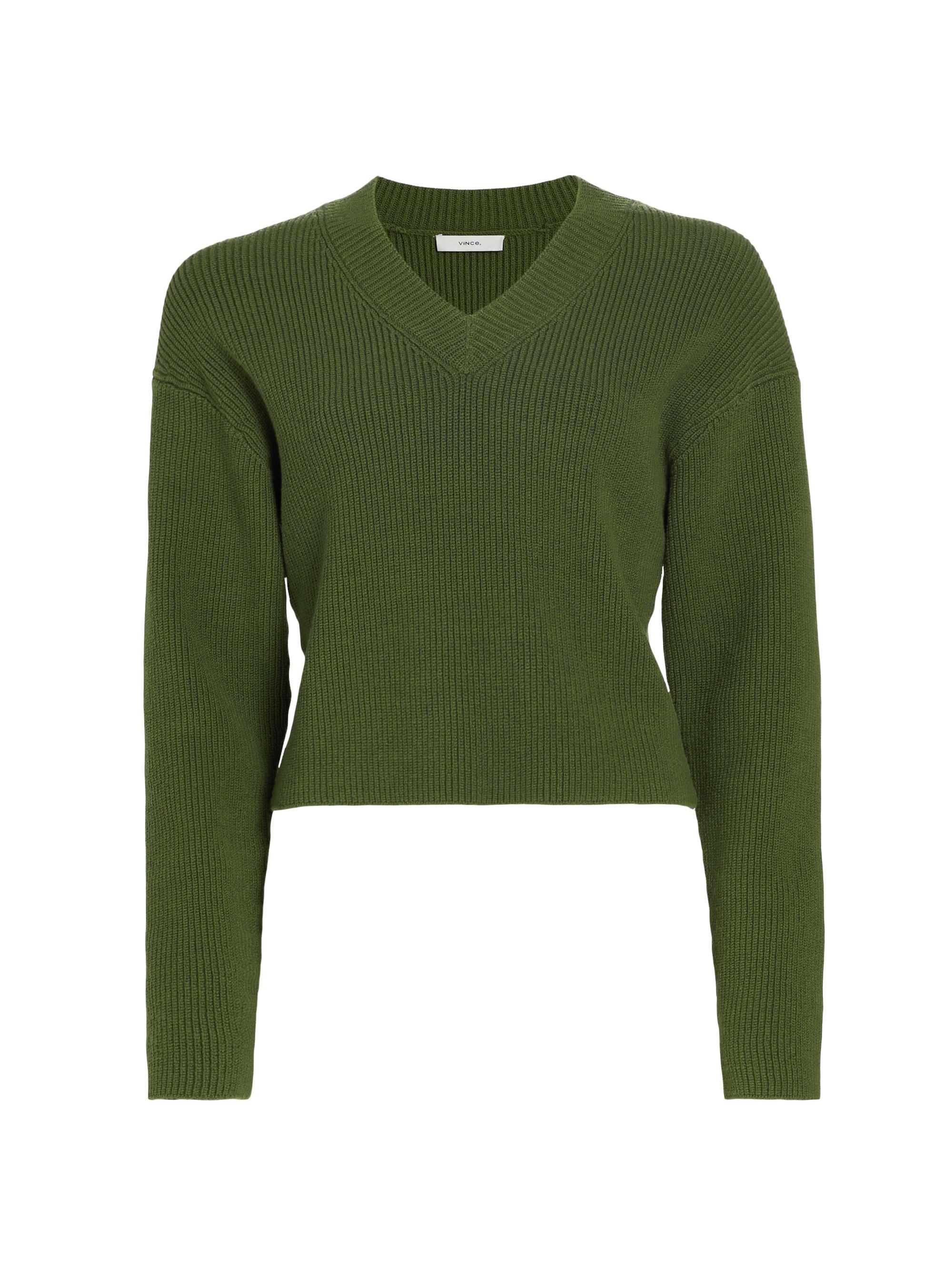 Vince Drop-Shoulder V-Neck Sweater | Saks Fifth Avenue