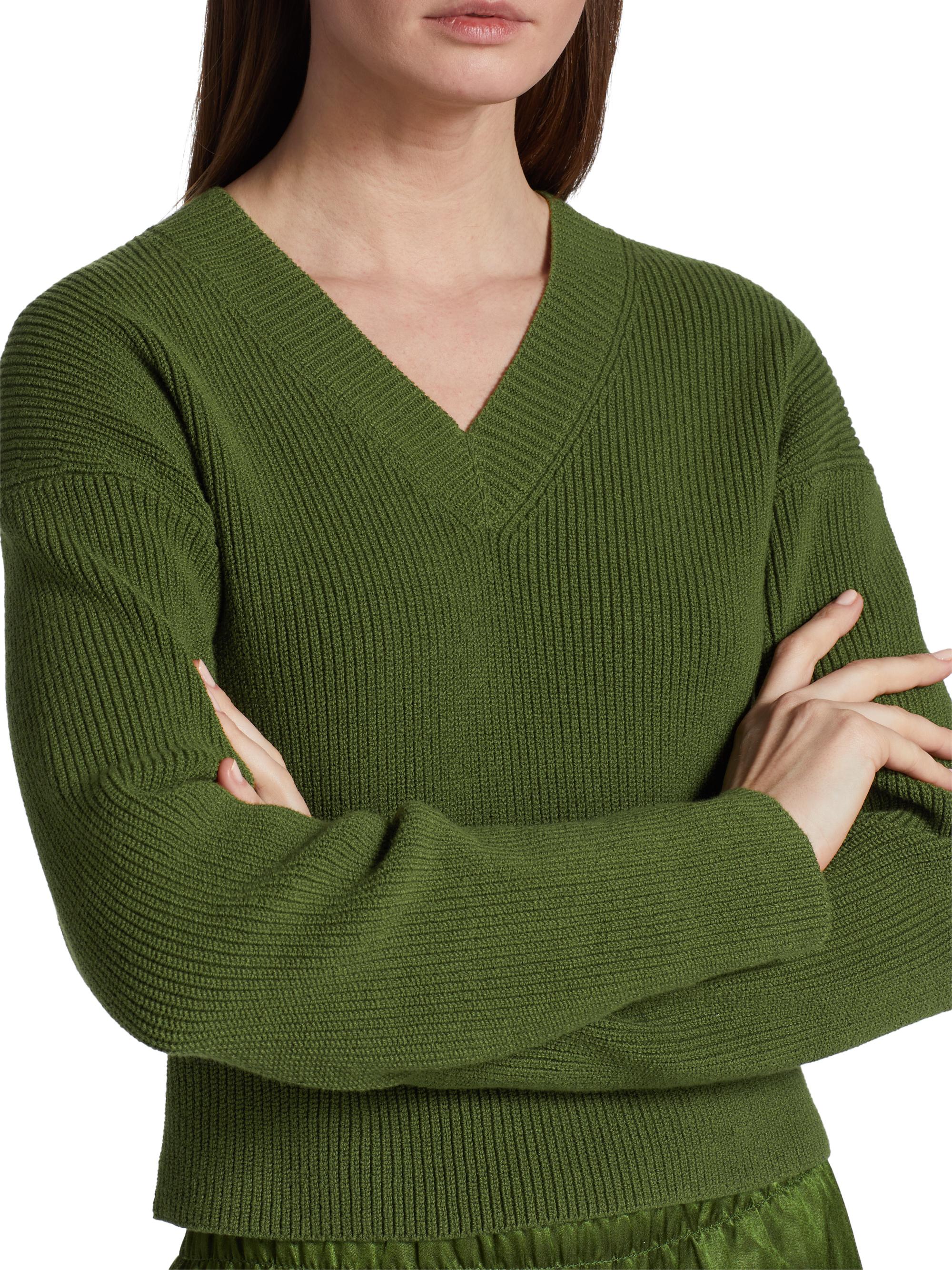 Vince Drop-Shoulder V-Neck Sweater | Saks Fifth Avenue