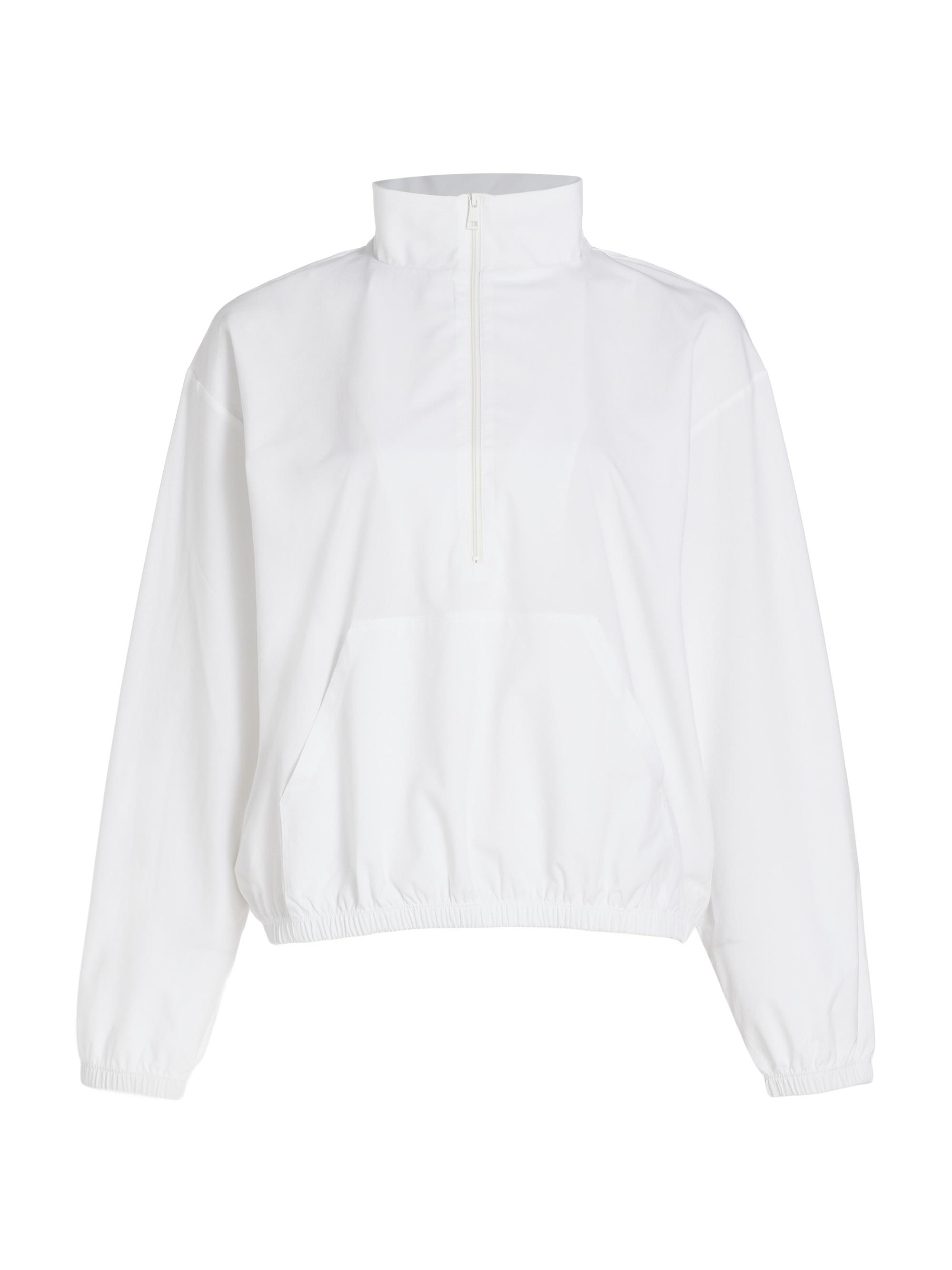 Beyond Yoga Women's In Stride Half-Zip Pullover - True White