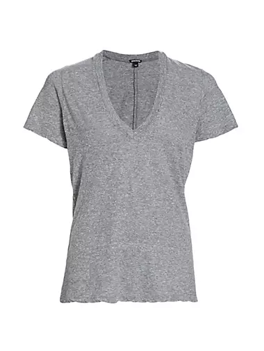 Women's Grey Designer T-Shirts | Saks Fifth Avenue