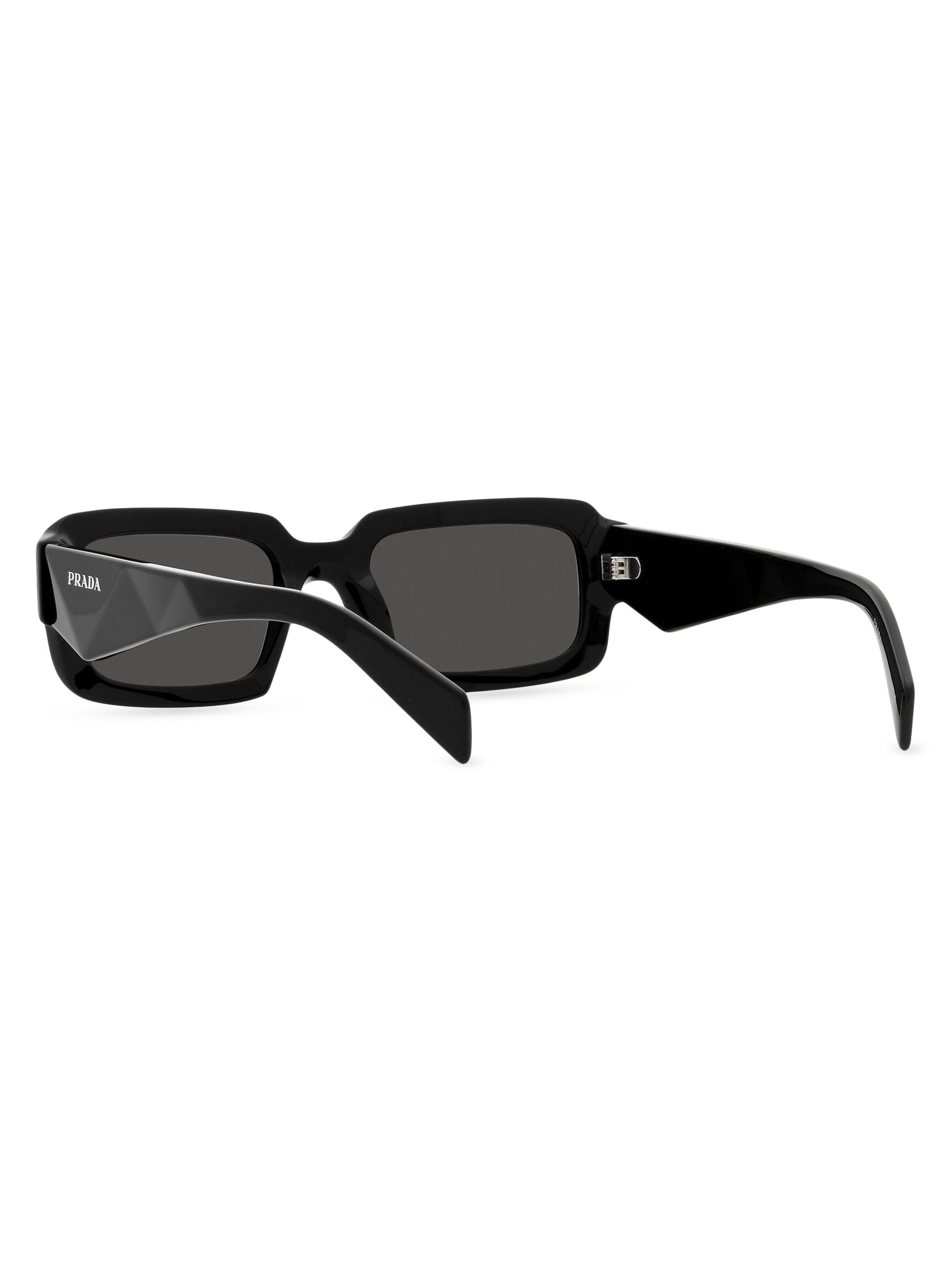Prada 54MM Acetate Rectangular Sunglasses | Saks Fifth Avenue