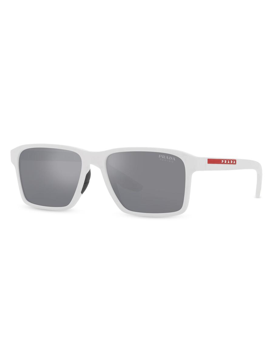 Prada Linea Rossa 58MM Rectangular Sunglasses | Saks Fifth