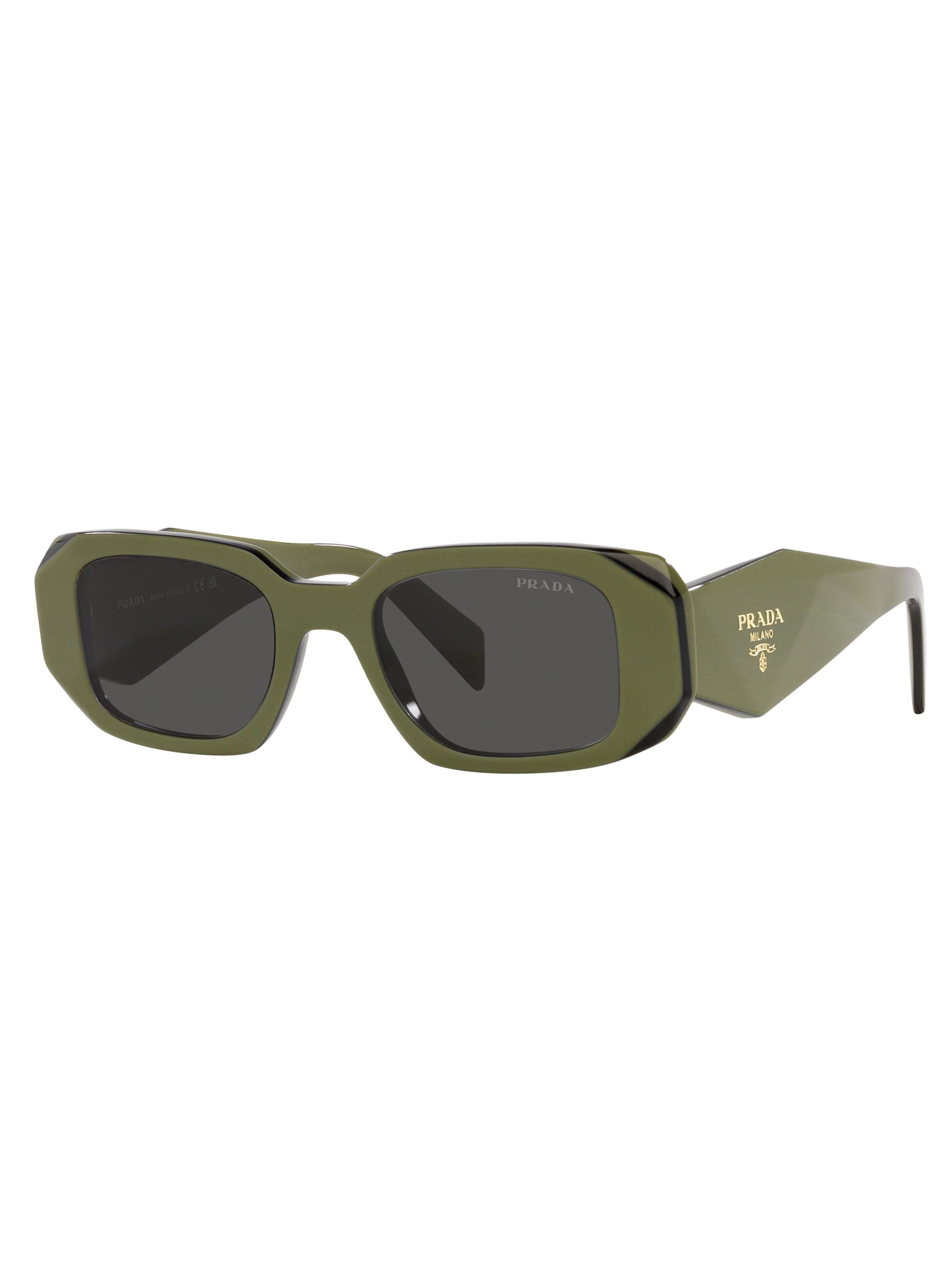 Prada Men's 49MM Square Sunglasses - Green | Thumbnail 9