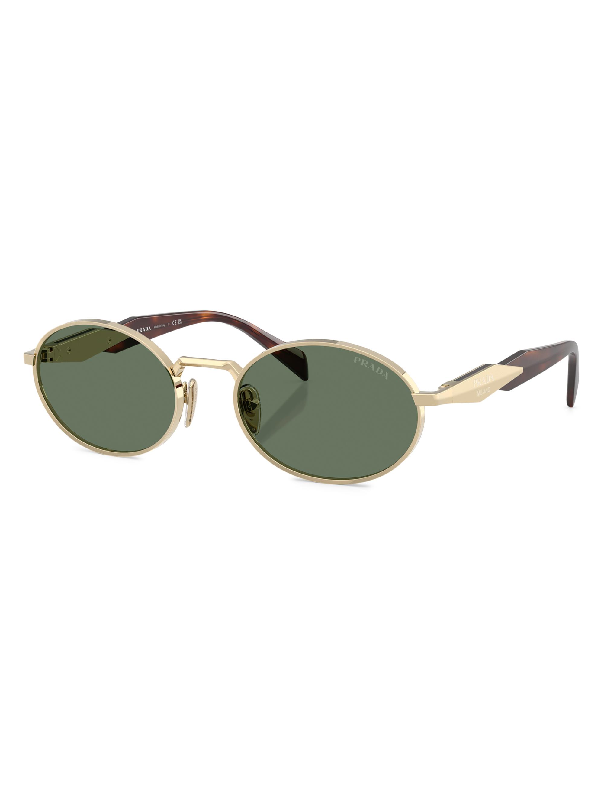 Prada 55MM Oval Sunglasses | Saks Fifth Avenue