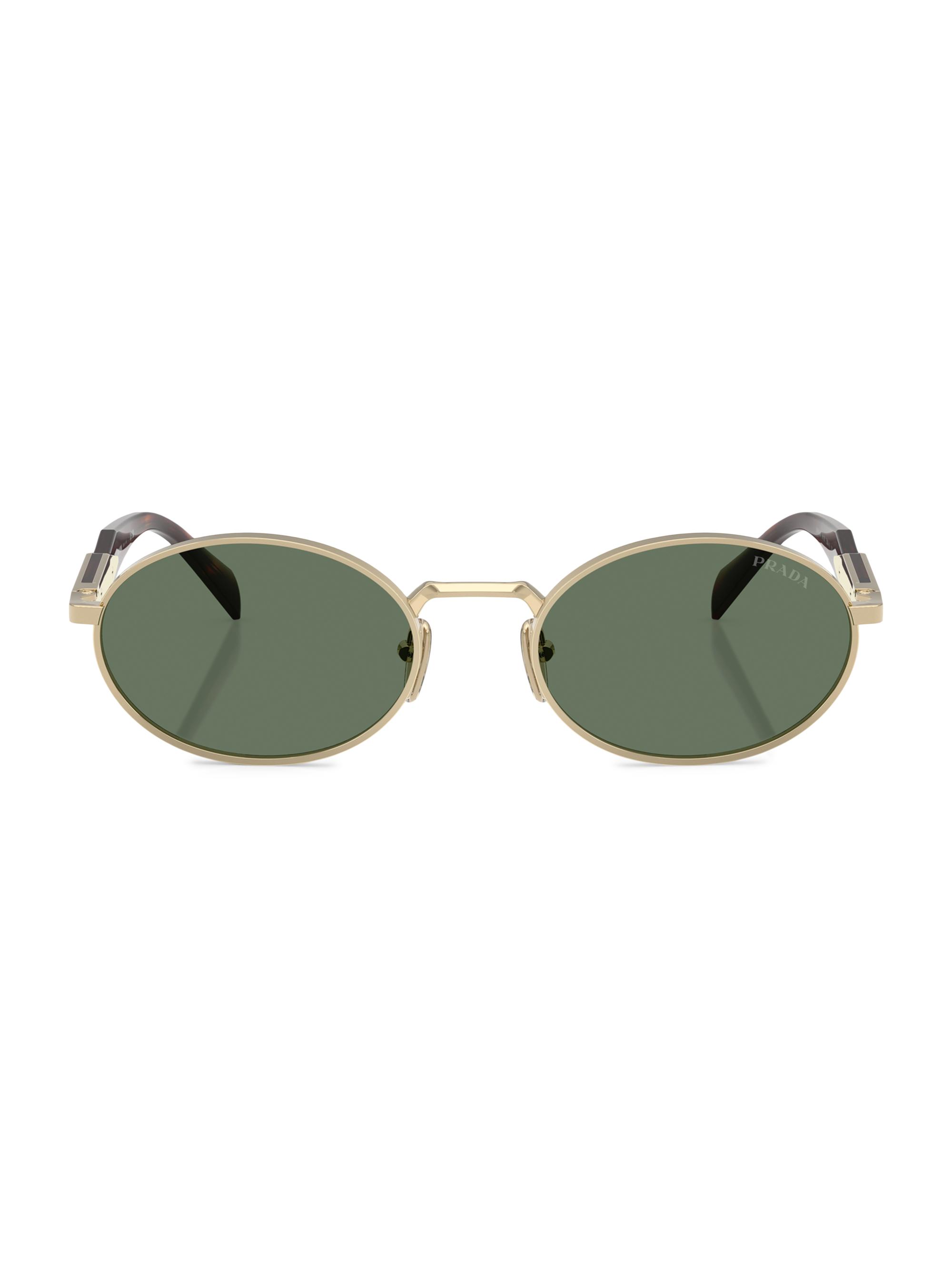 Prada 55MM Oval Sunglasses | Saks Fifth Avenue