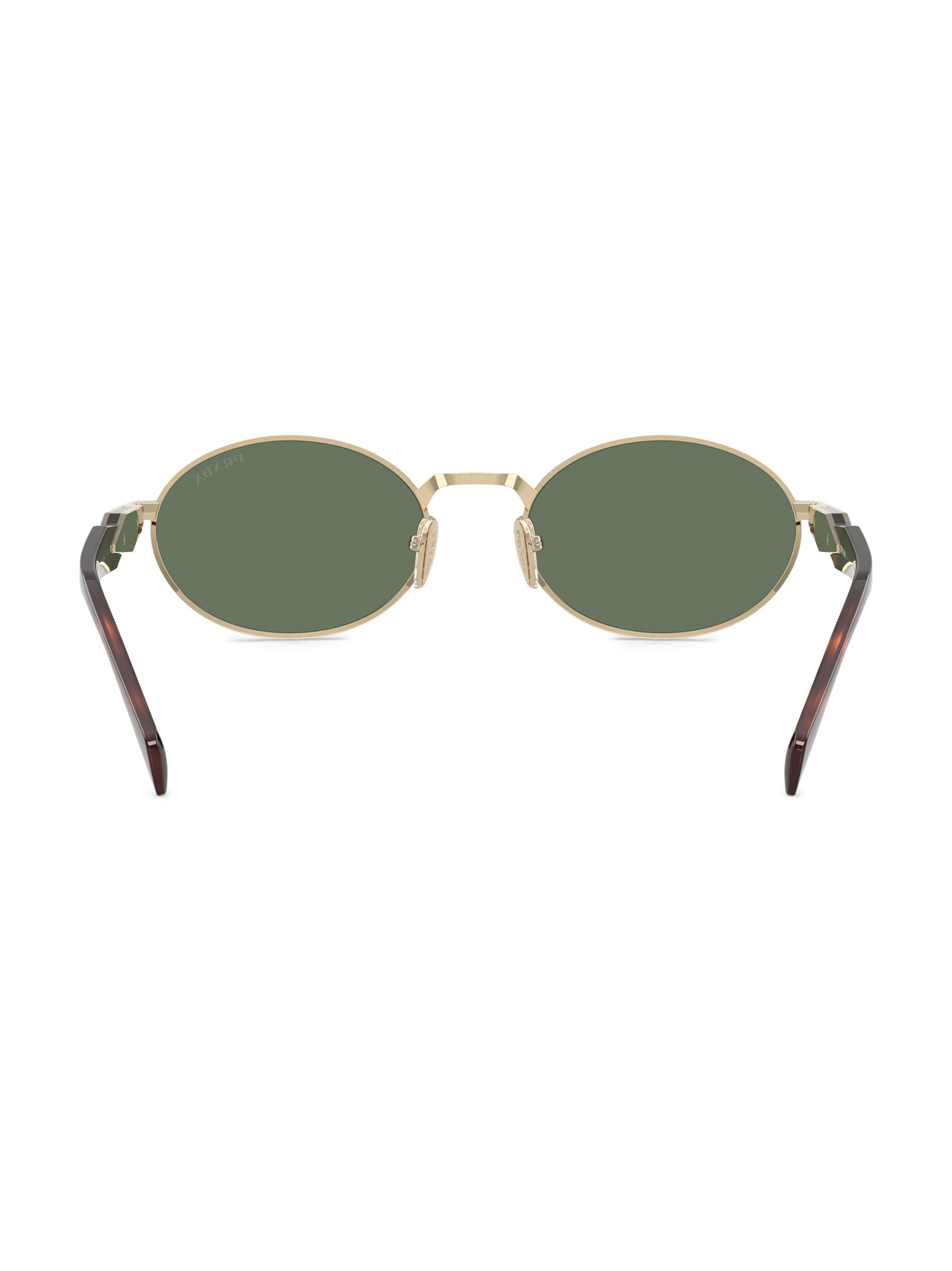Prada 55MM Oval Sunglasses | Saks Fifth Avenue