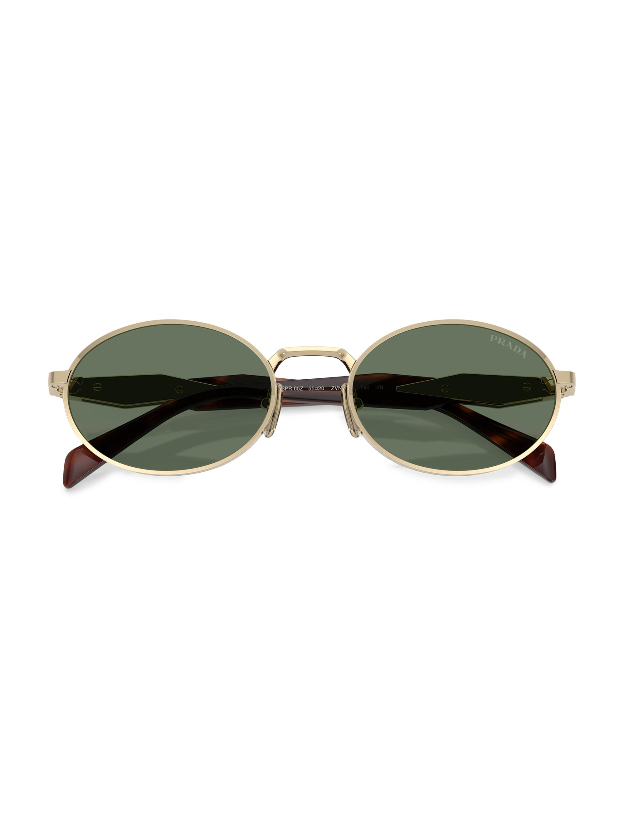Prada 55MM Oval Sunglasses | Saks Fifth Avenue