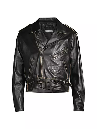 Moto Leather Jacket - Bedford [Black] – Alexandre León