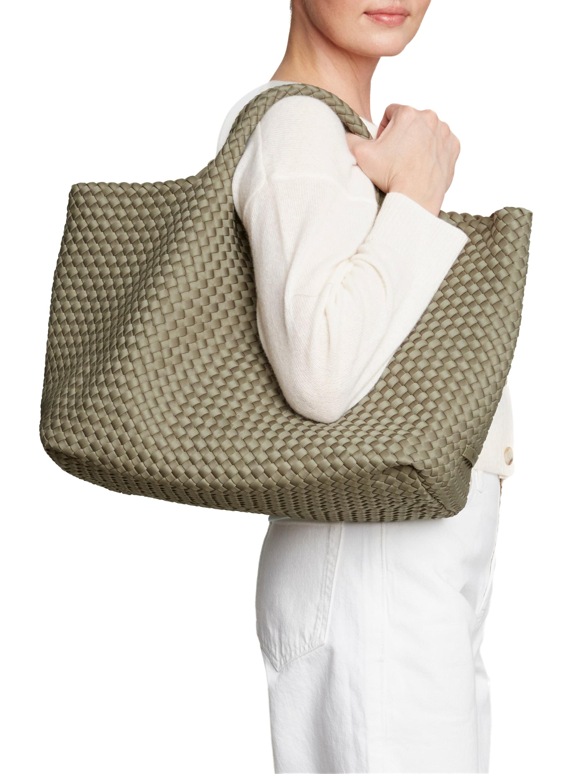 Naghedi Women's St. Barths  Tote Bag - Olive | Thumbnail 6