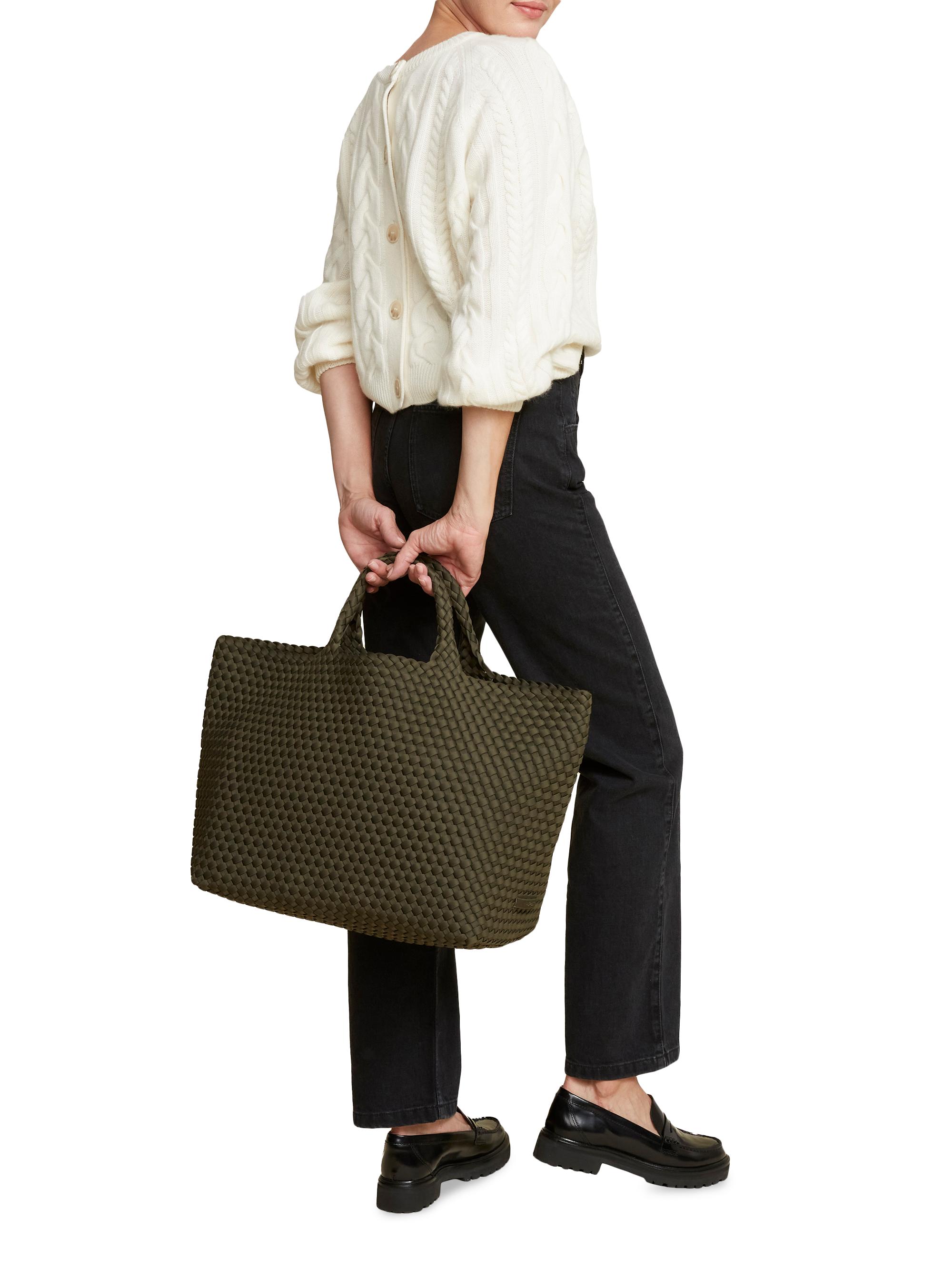 Naghedi Women's St. Barths  Tote Bag - Olive | Thumbnail 2