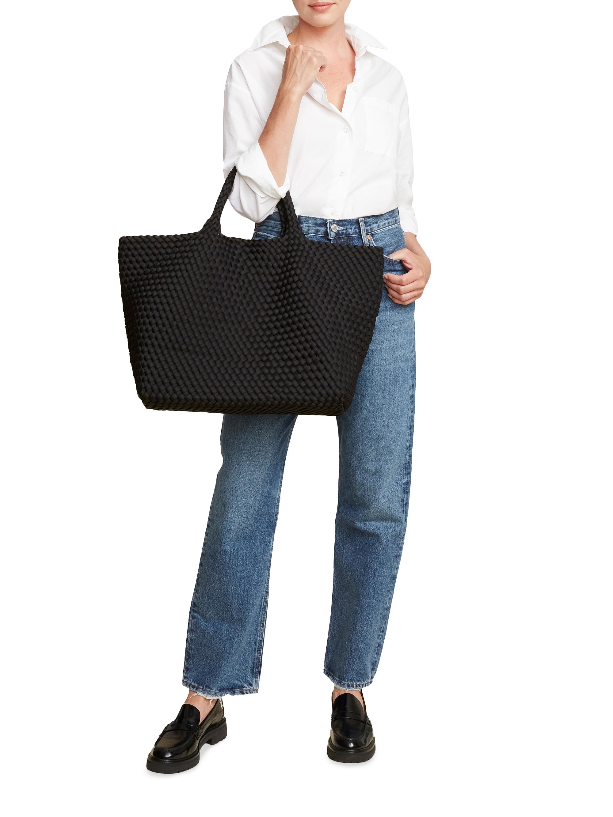 Naghedi Women's St. Barths  Tote Bag - Onyx | Thumbnail 2