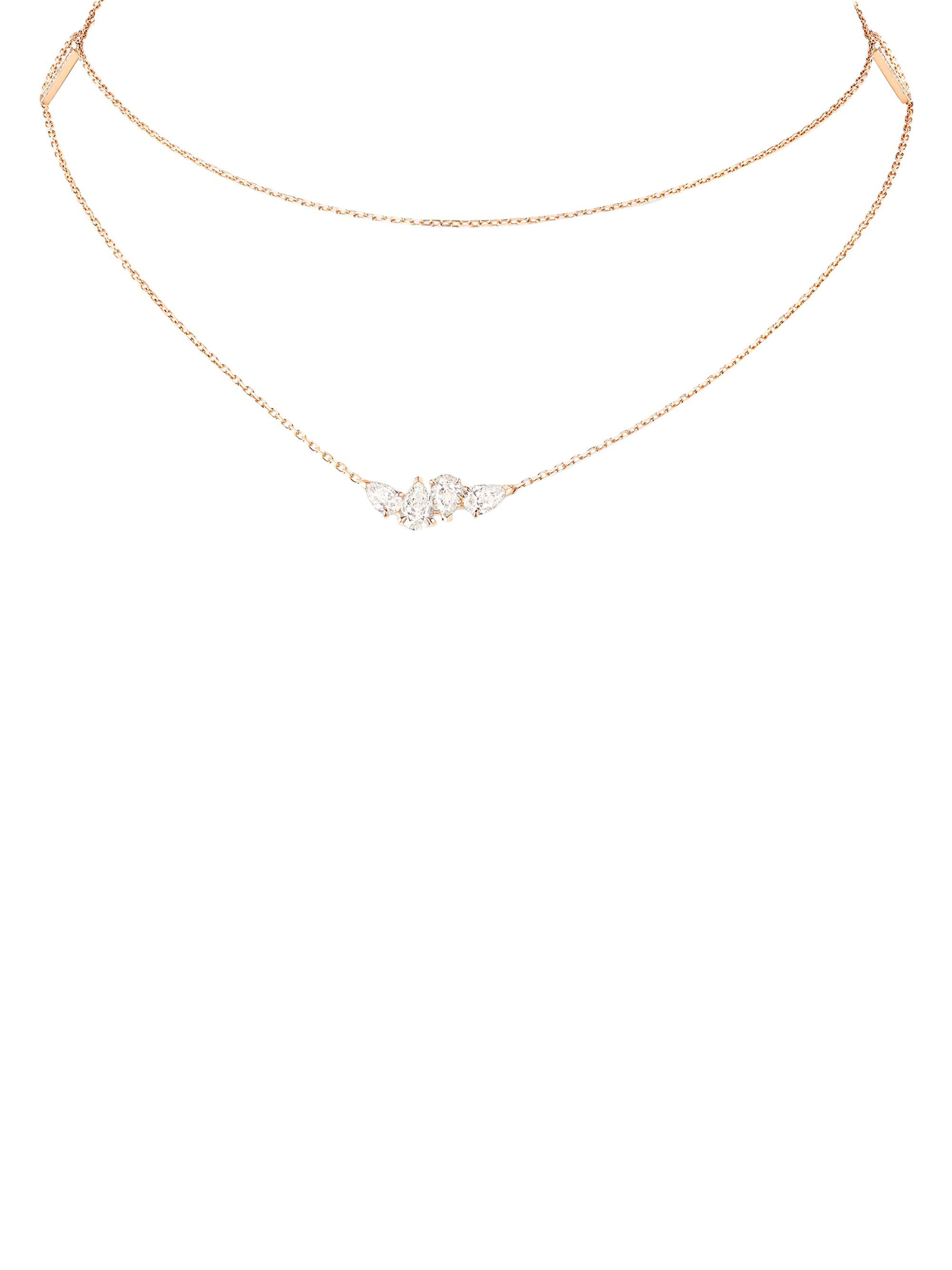 Repossi Women's Luminant 18K Pink Gold & Diamond Pendant Necklace - Pink Gold