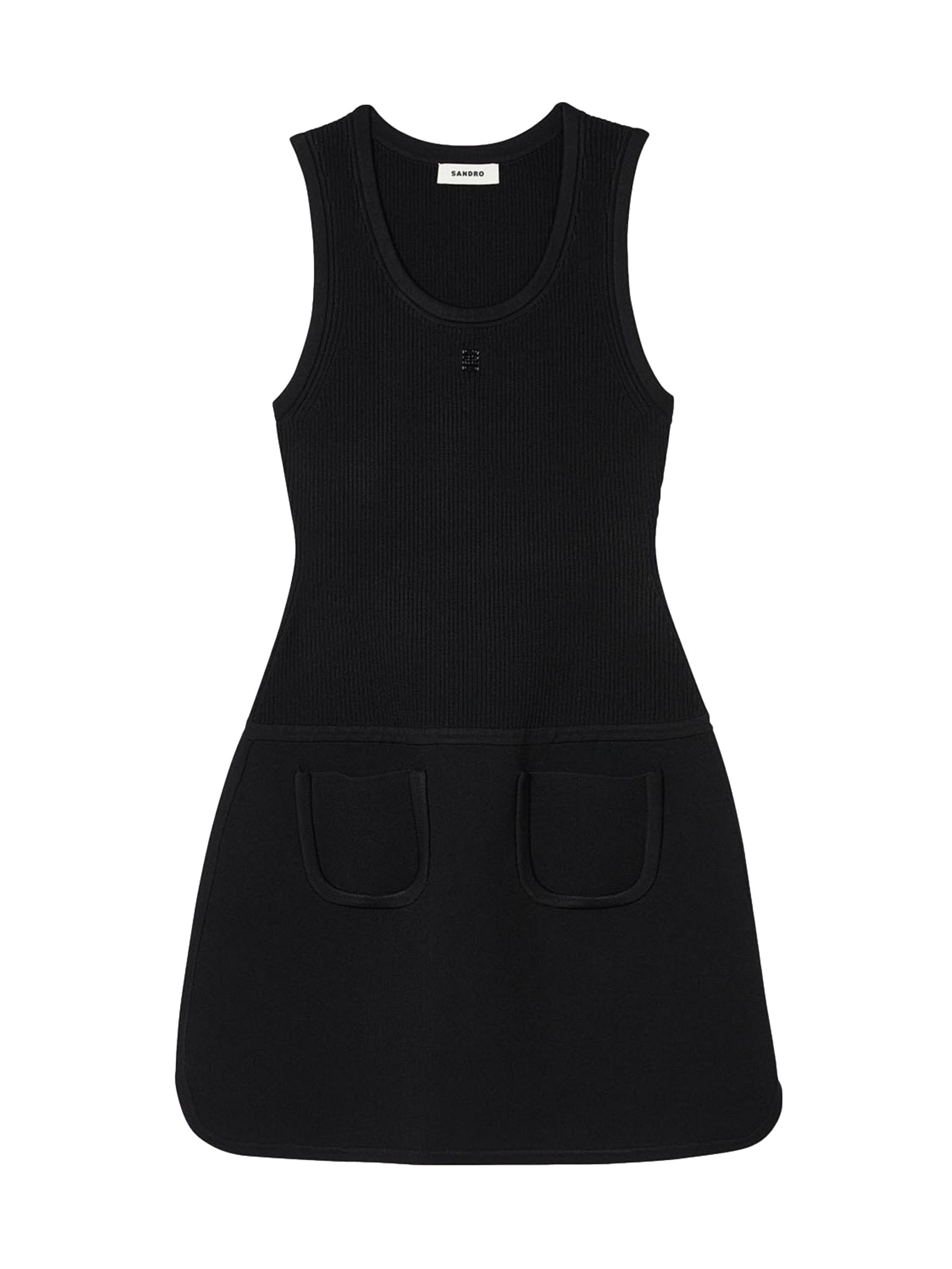 Sandro Women's Vest Top Dress - Black