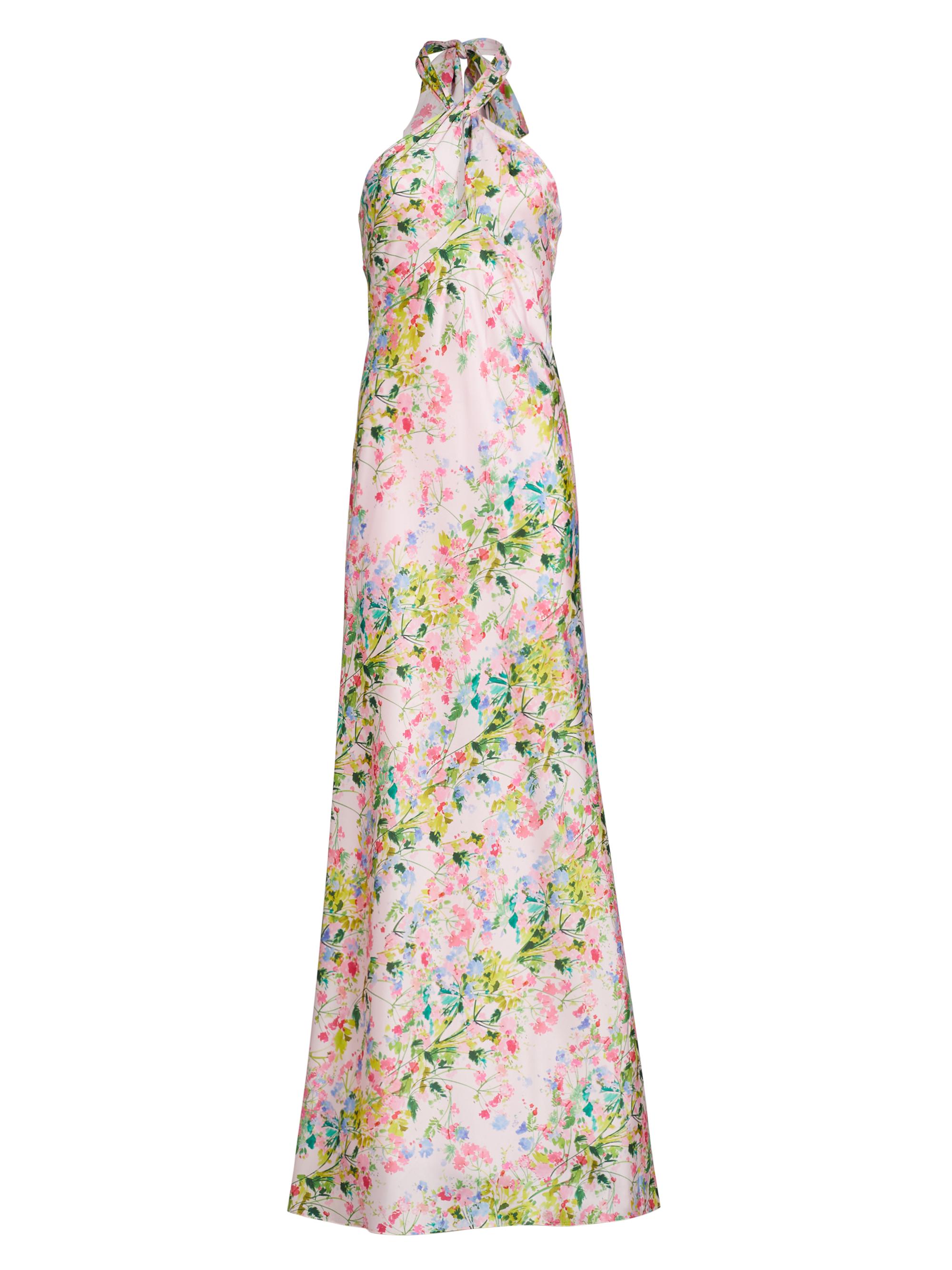 green emerald velvet dress Embroidered Floral Lace Gown 18 / Ecru/Multi main image 0