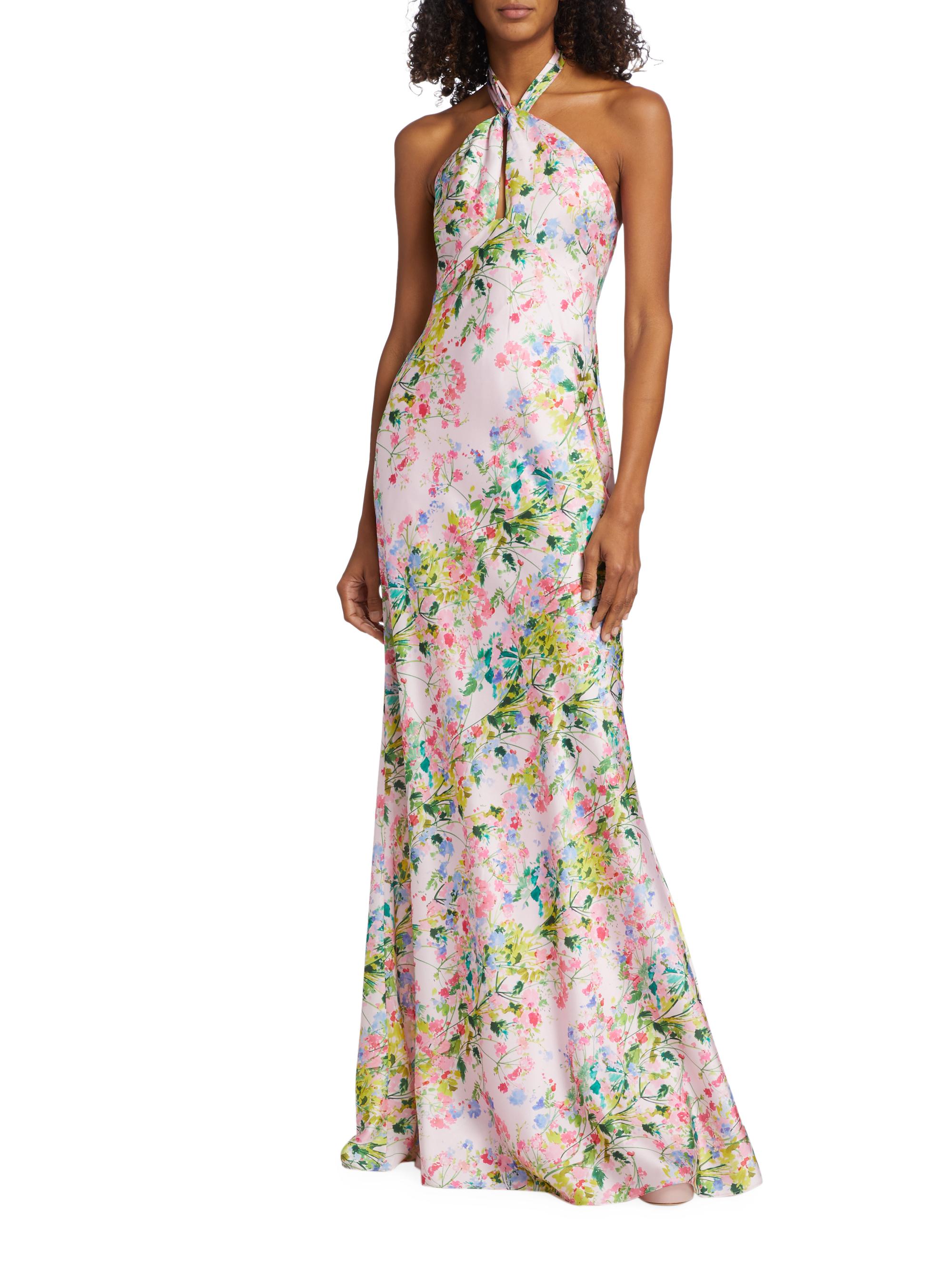 Robe Midi Monique Lhuillier – Rose, Dentelle, Manches 3/4 – Taille 14, Style Fit & Flare
