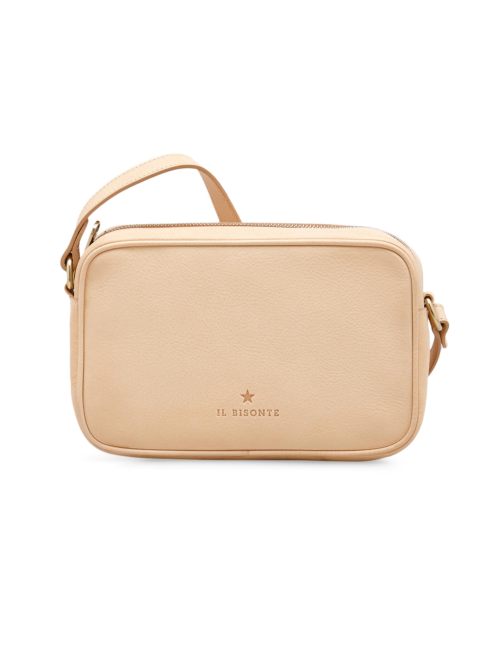 Il Bisonte Women's Classic Oliveta Leather Crossbody Bag - Natural