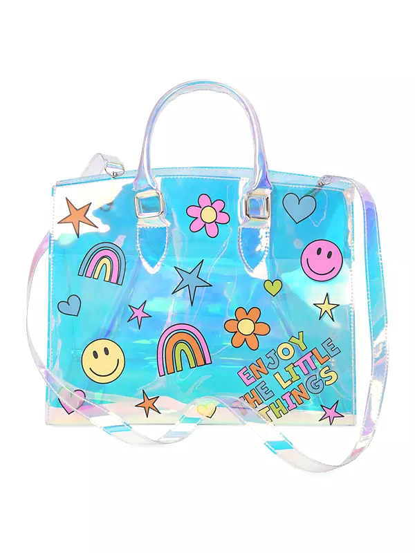 Shop Iscream Girl's Holographic Tote Bag