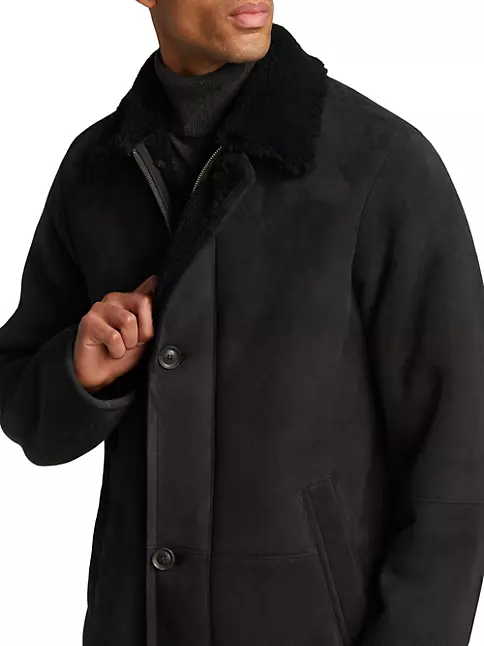Tie-Dye Shearling Bathrobe Coat - Men - Ready-to-Wear