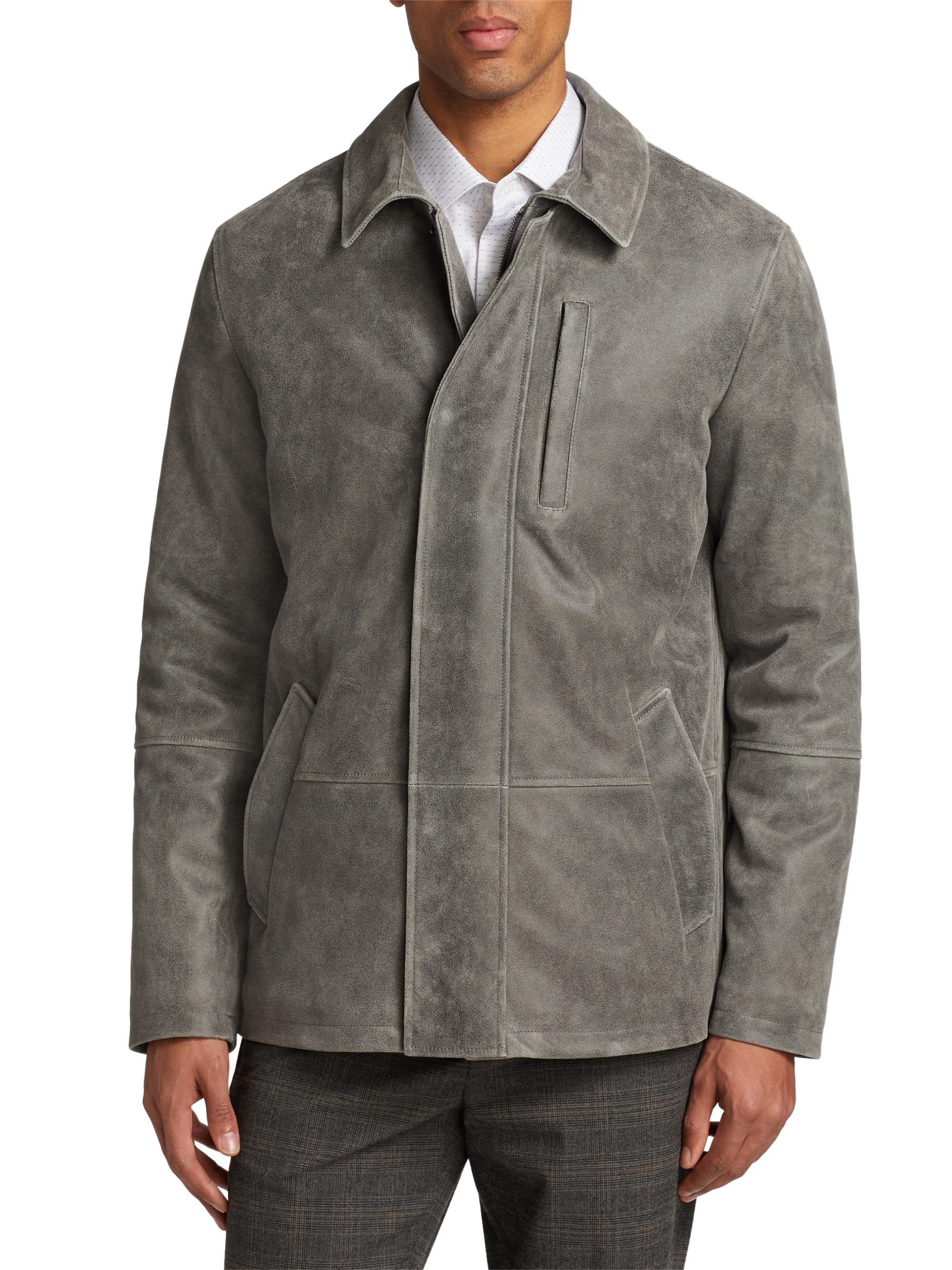 Saks Fifth Avenue COLLECTION Suede Zip Jacket | Saks Fifth Avenue