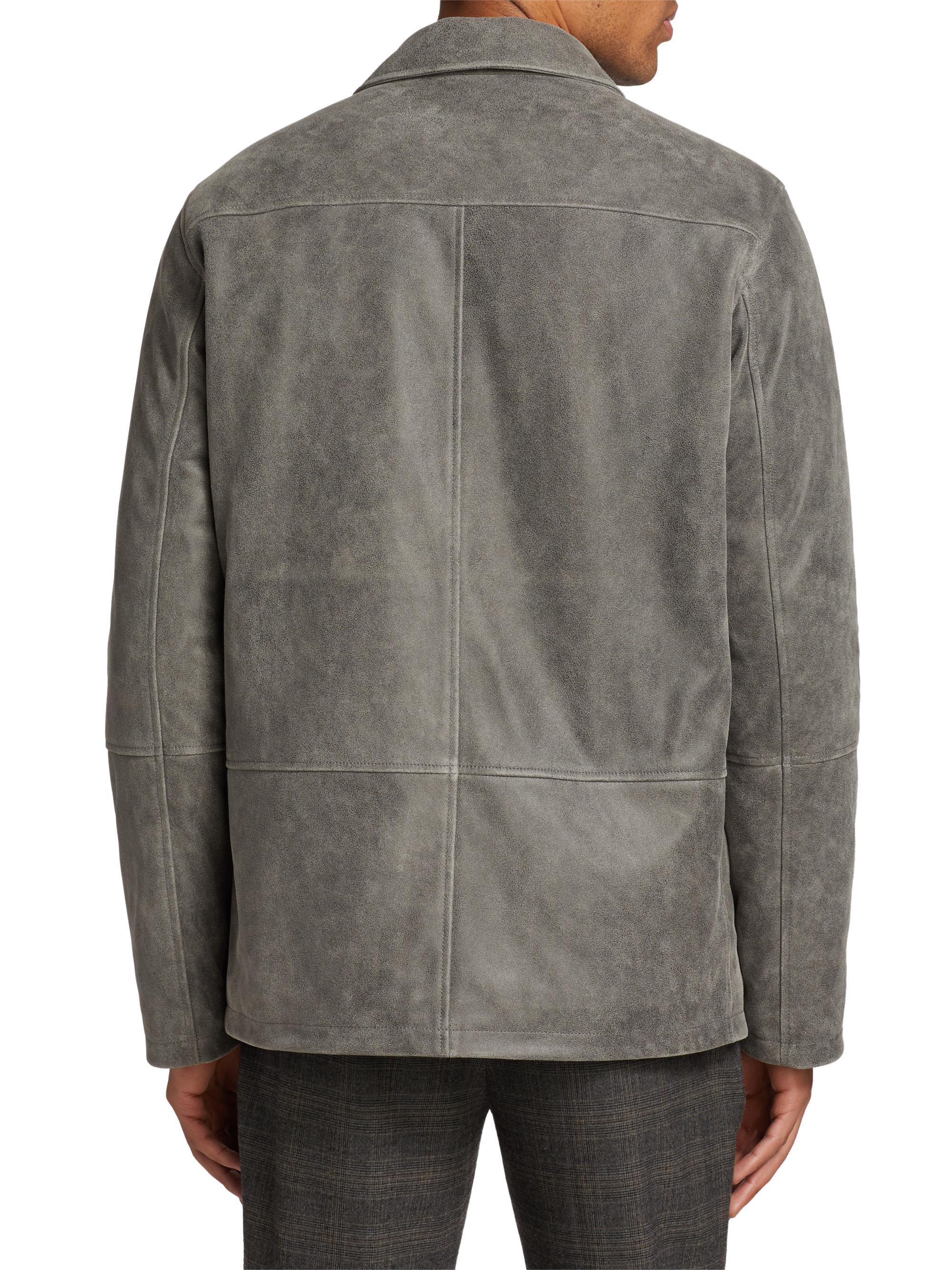 Saks Fifth Avenue COLLECTION Suede Zip Jacket | Saks Fifth Avenue
