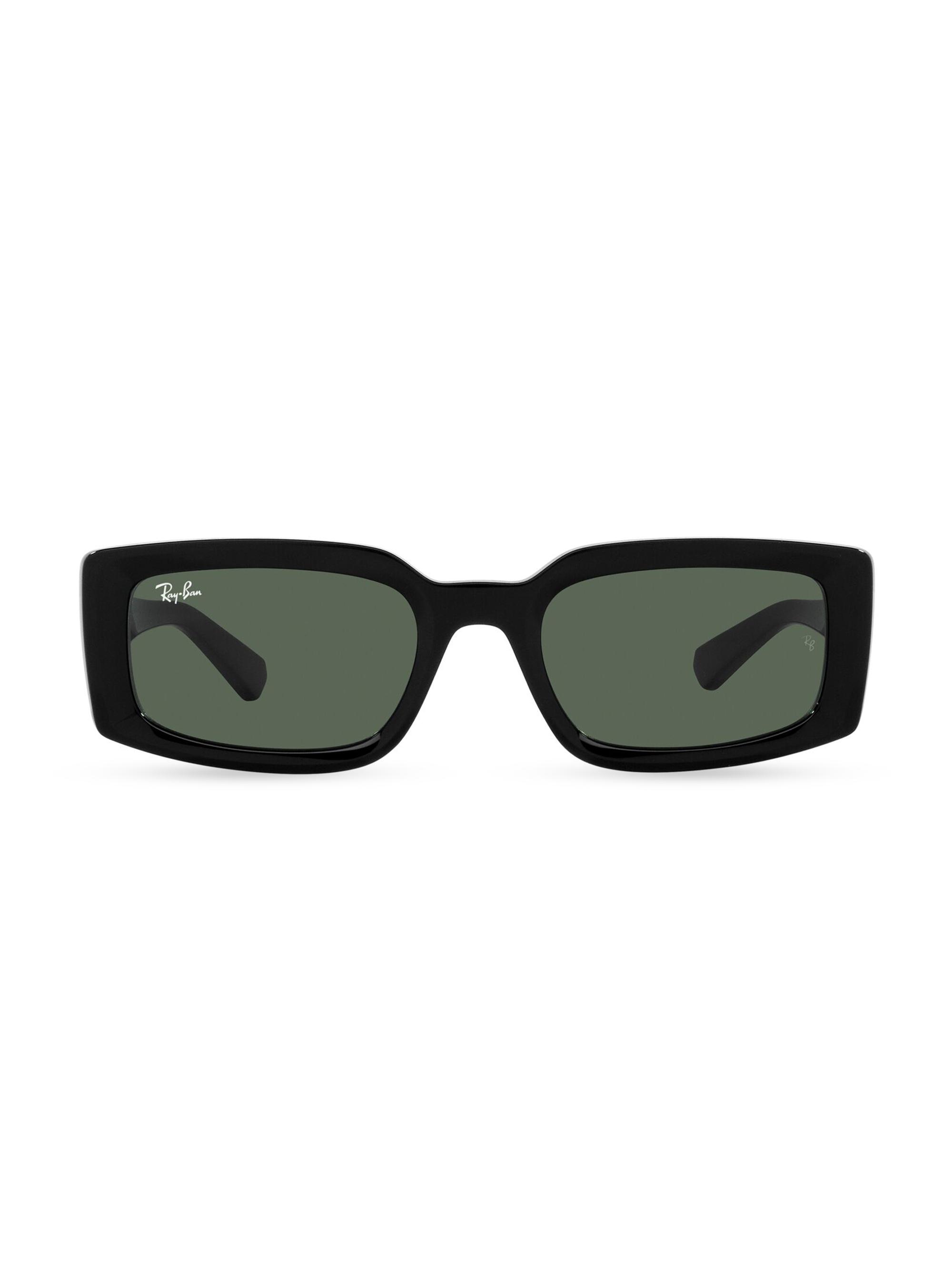 Ray-Ban Women's RB4395 54MM Rectangular Sunglasses - Black