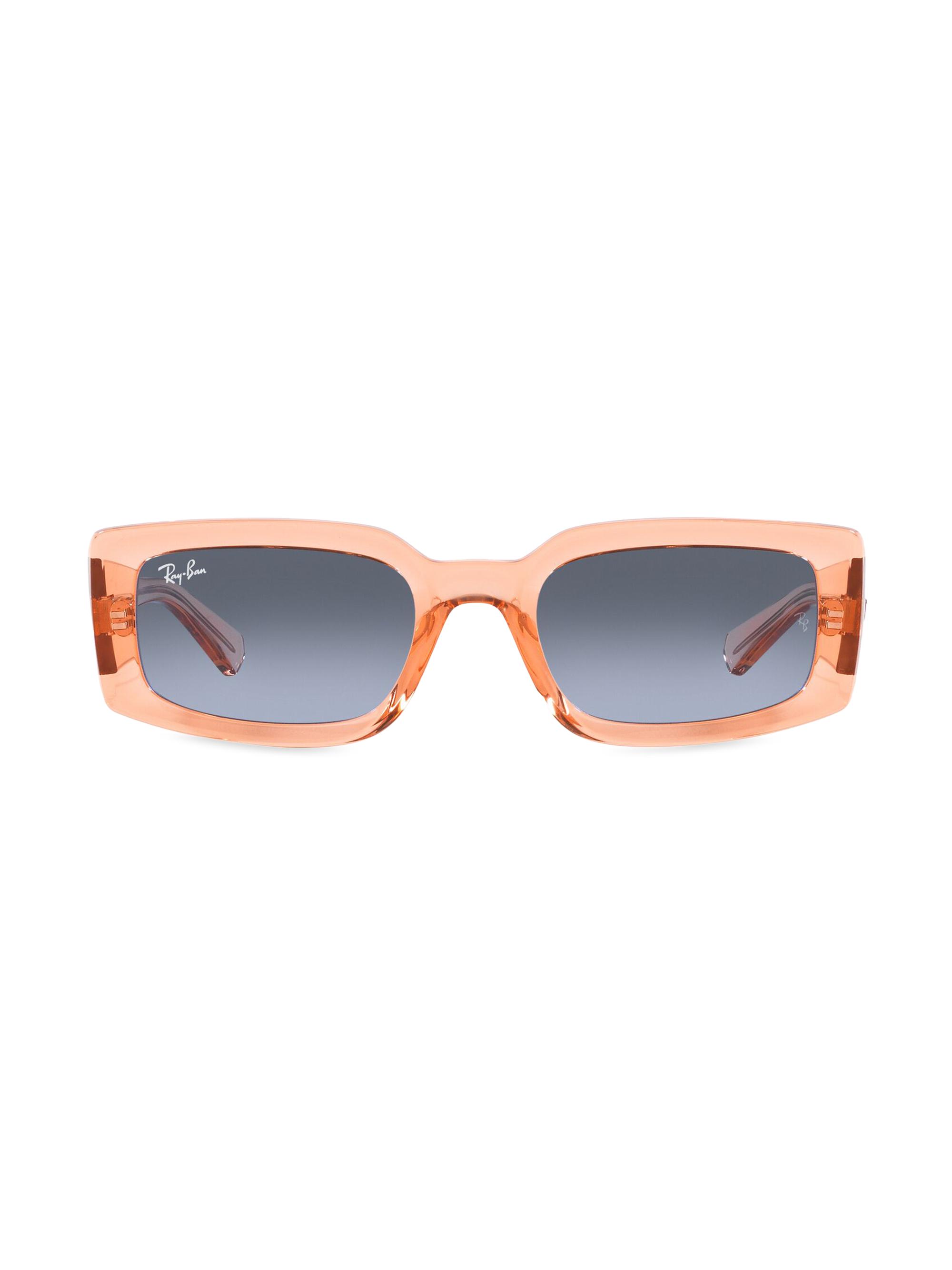 Ray-Ban Women's RB4395 54MM Rectangular Sunglasses - Orange | Thumbnail 6
