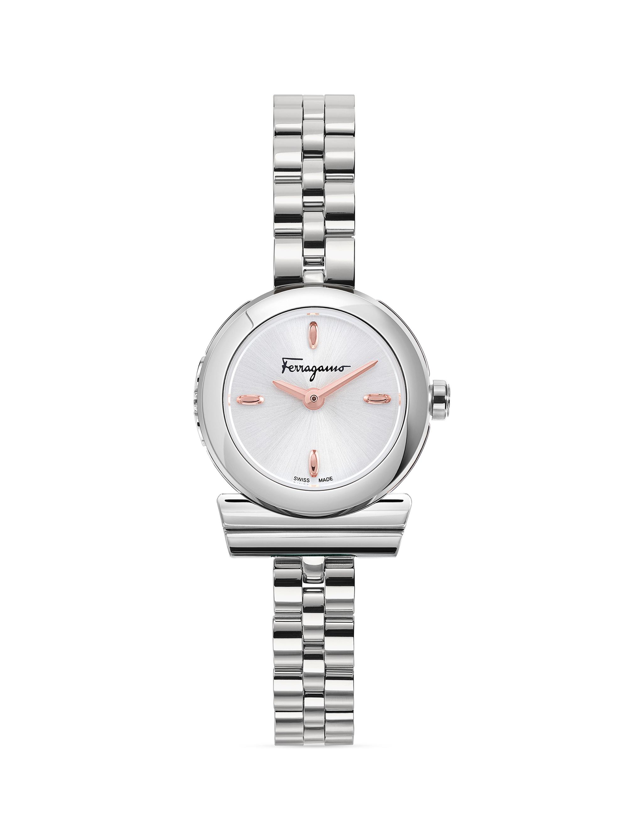 FERRAGAMO Women's Gancino Stainless Steel Bracelet Watch - Stainless Steel