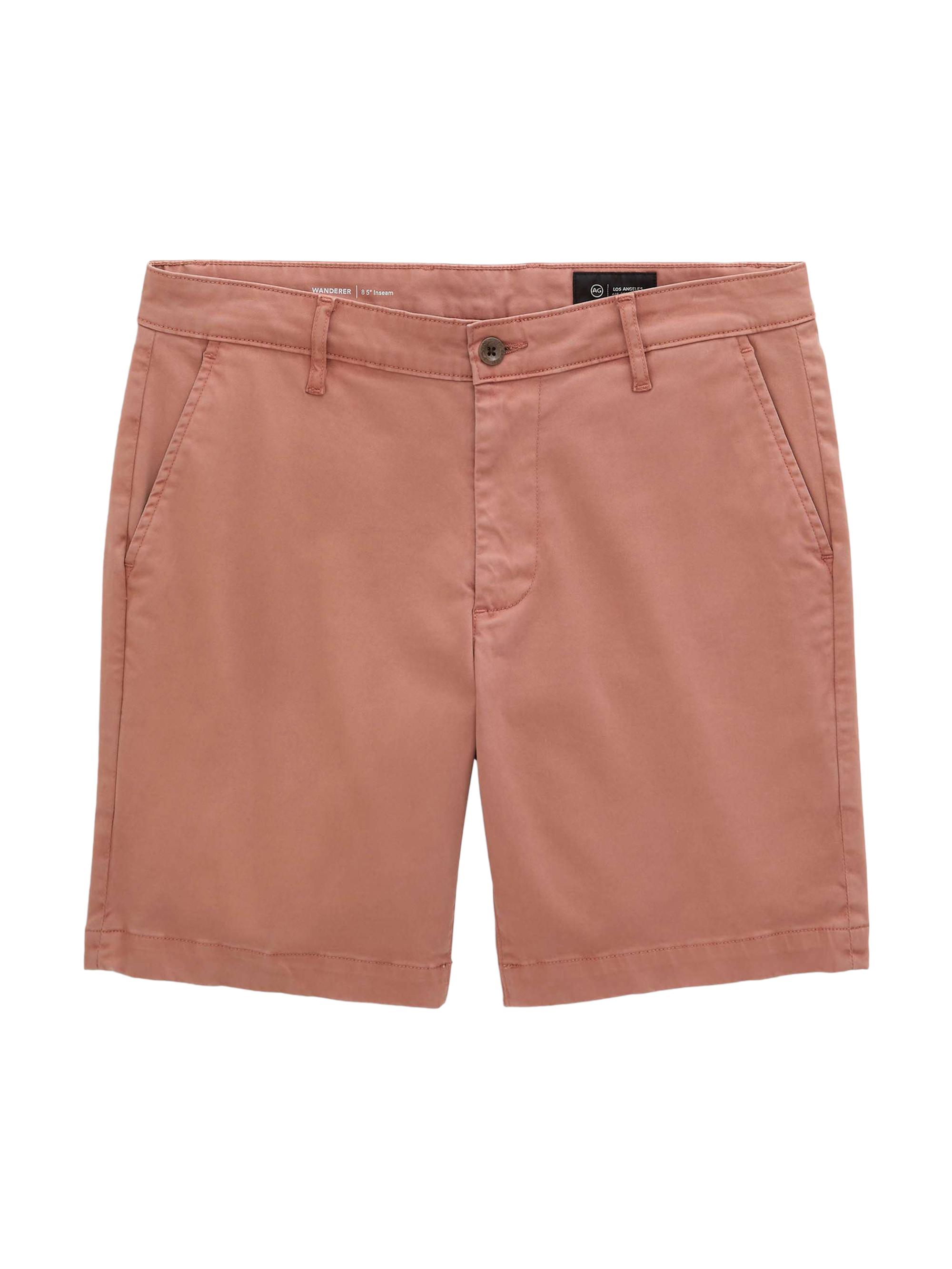 AG Jeans Men's Wanderer Twill Shorts - Sulfur Faded Salmon