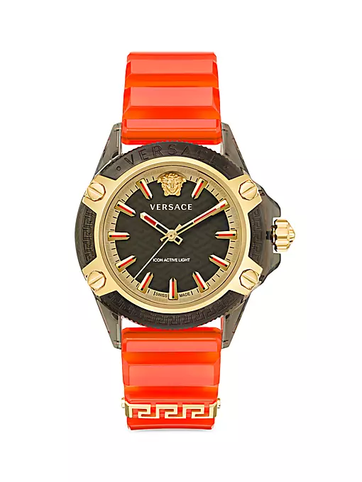 Versace - Icon Active Transparent Silicone Watch