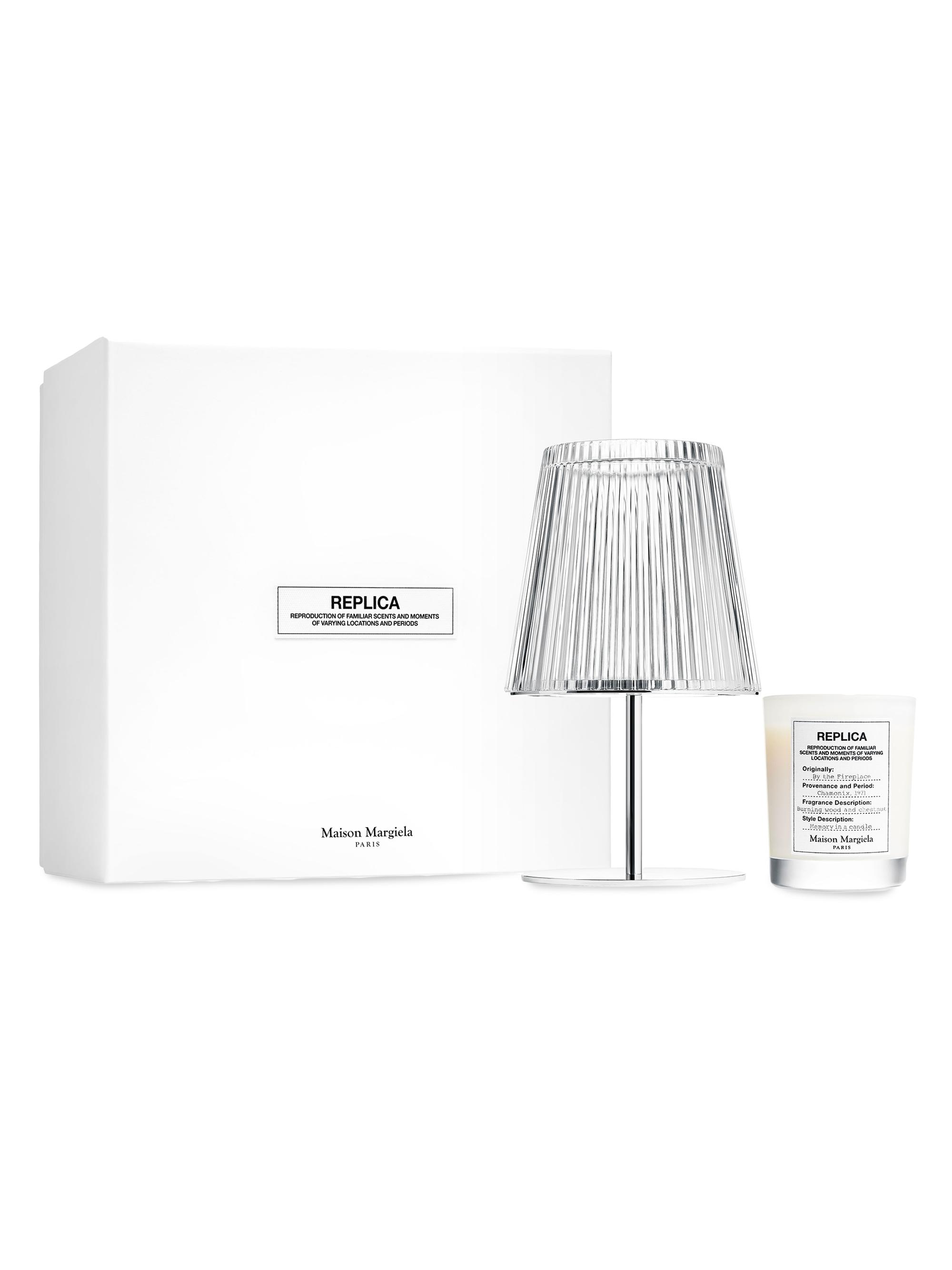 Maison Margiela REPLICA By The Fireplace Candle & Holder Set