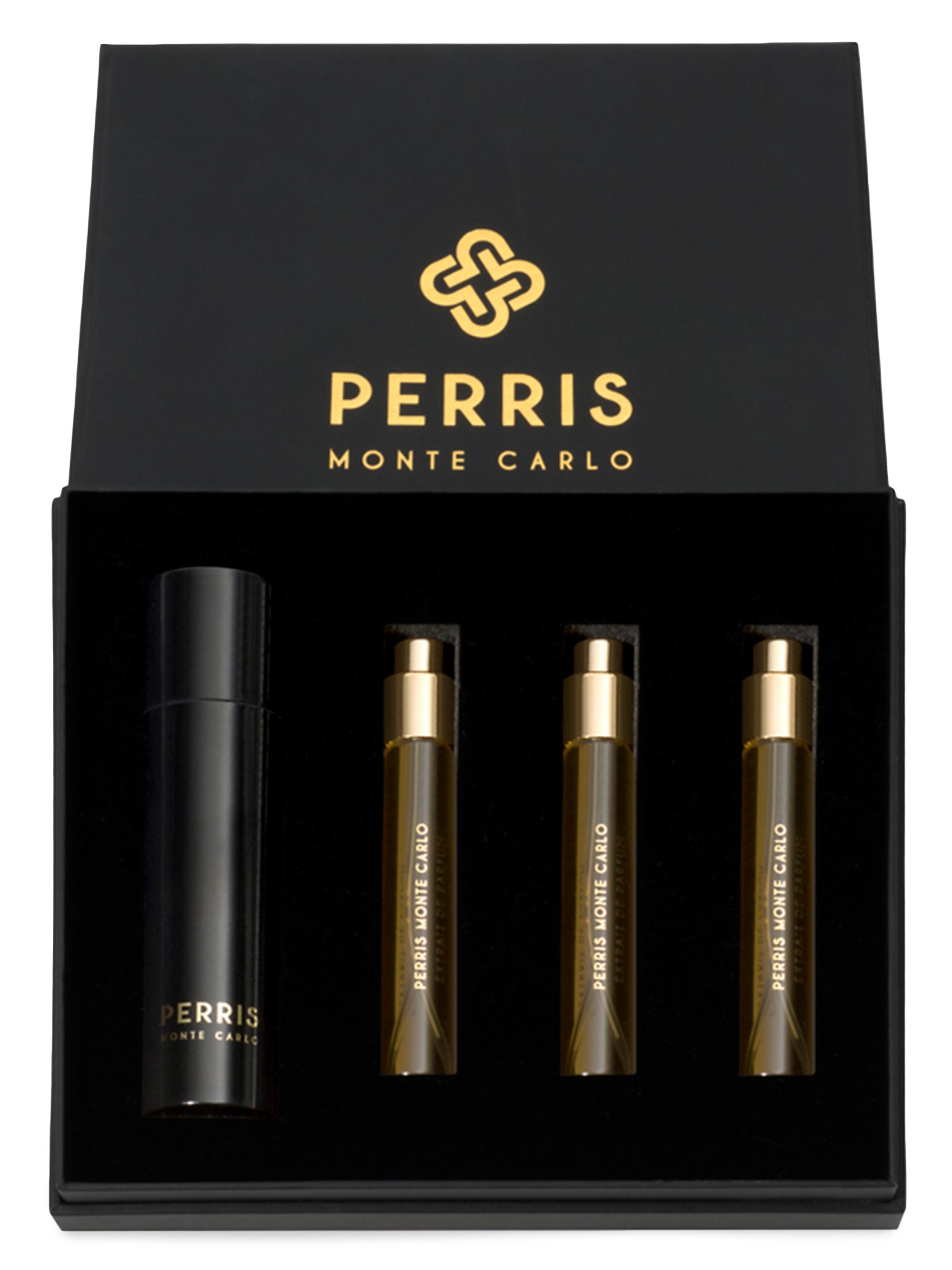 Perris Monte Carlo Santal Du Pacifique Extrait de Parfum 5-Piece Travel Spray Set