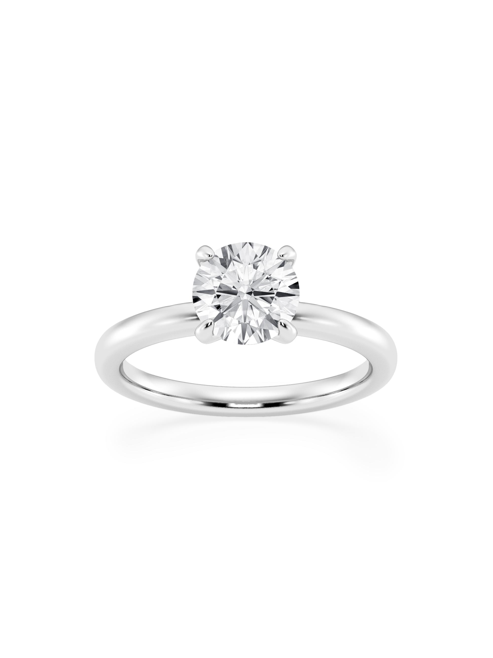 Saks Fifth Avenue Collection Women's 14K White Gold & Round Lab-Grown Diamond Solitaire Ring/1.00-5.00 TCW - 1.5 Tcw