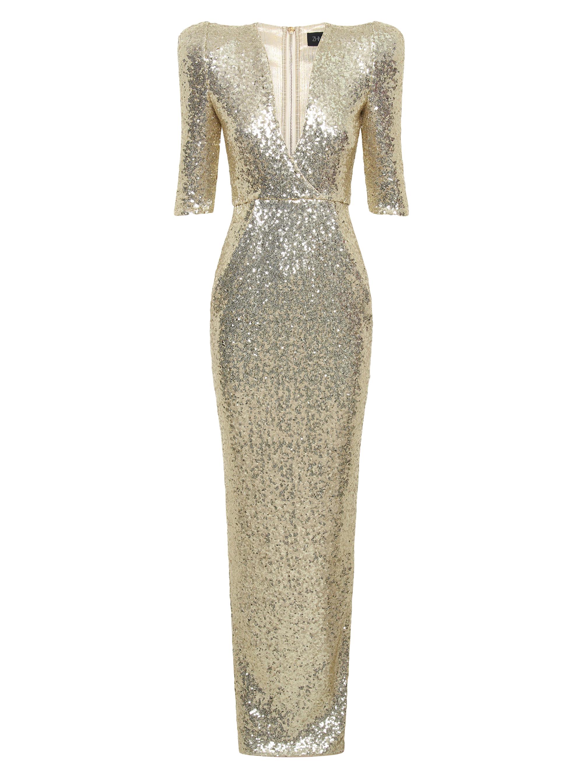 Zhivago Women's Look At Me Sequin Gown - Champagne