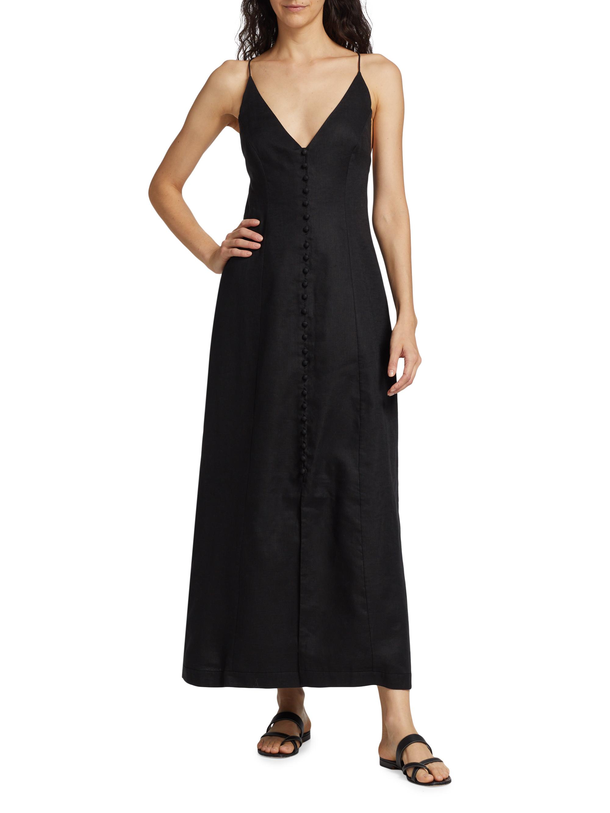 chinese dress ladies Zimmermann Halcyon Printed Linen Midi Dress main image 0