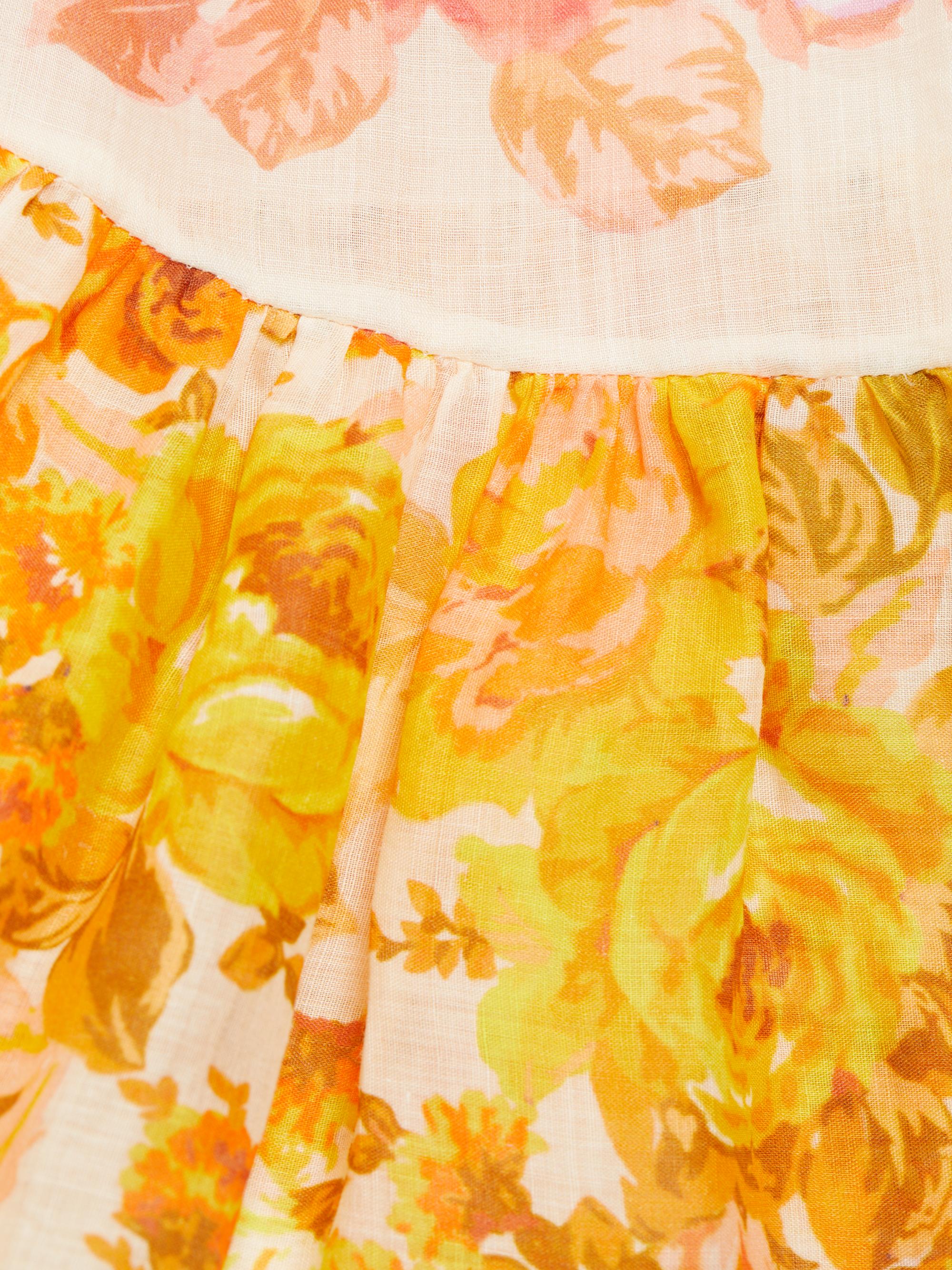 Zimmermann Raie Lantern Minidress | Saks Fifth Avenue