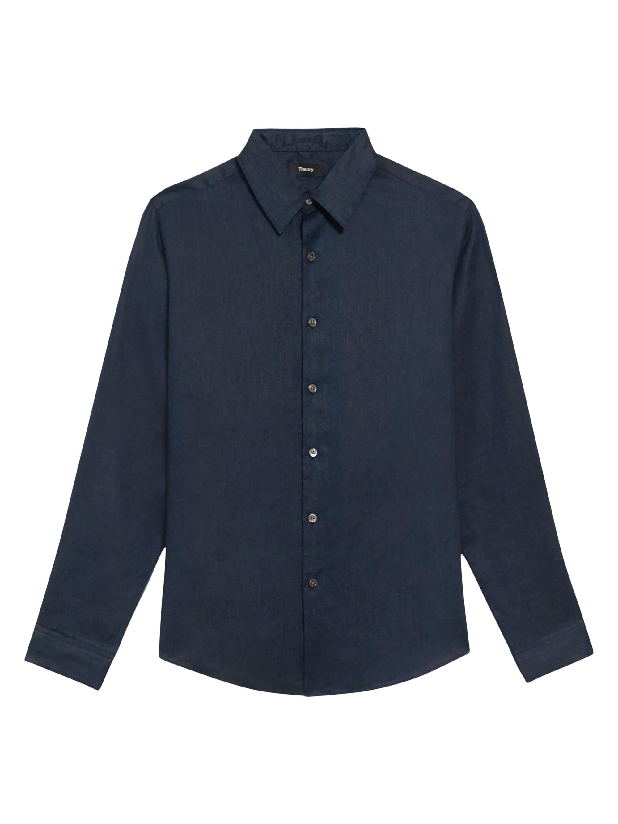 トップス Theory Awning Stripe Fixed Sleeve Shirt Theory Awning Stripe Fixed Sleeve Shirt