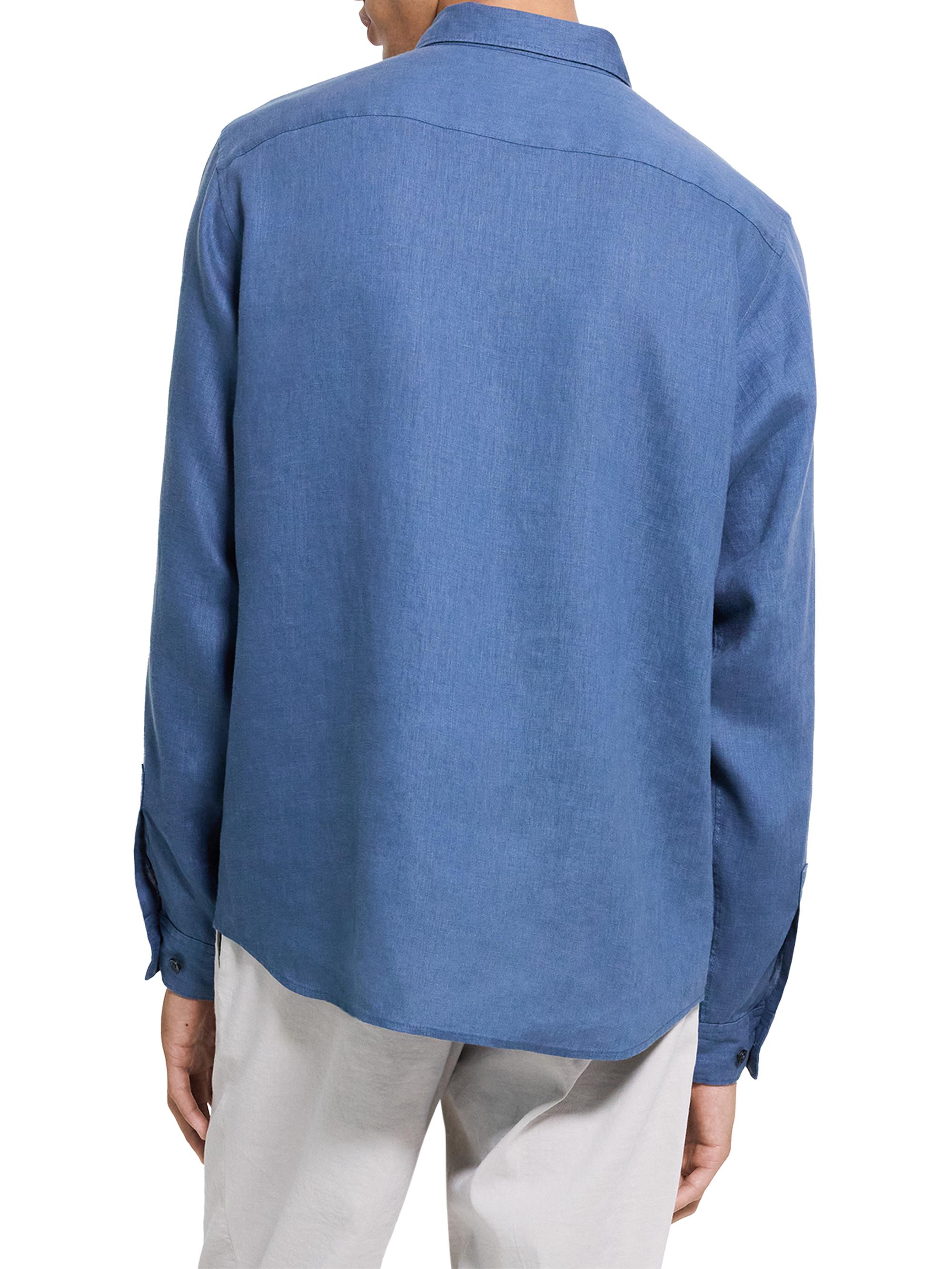 Theory Irving Long-Sleeve Linen Shirt | Saks Fifth Avenue