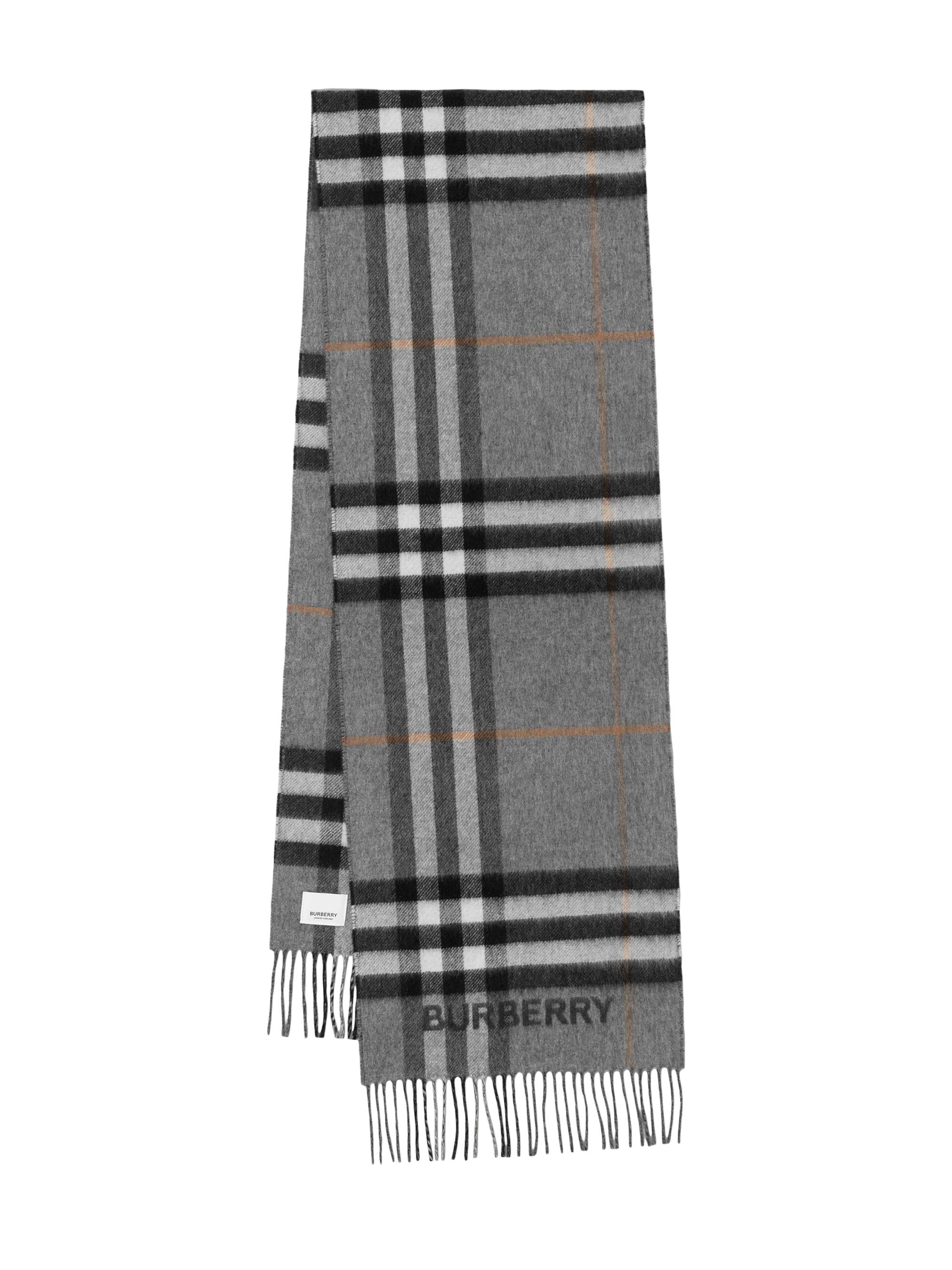 Burberry Giant Check Wool-Silk Gauze Scarf | Saks Fifth Avenue