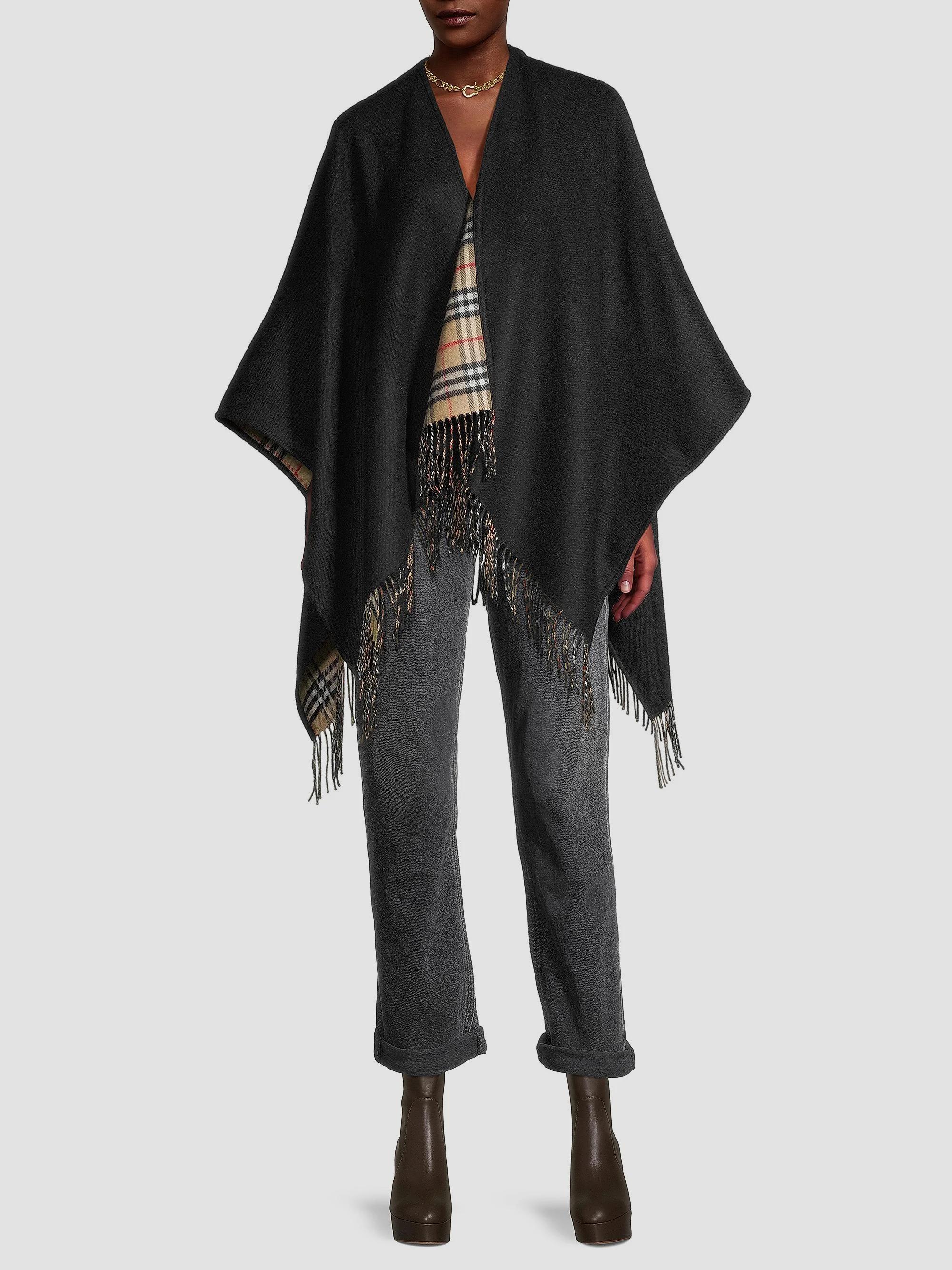 Burberry Reversible Wool Cape | Saks Fifth Avenue