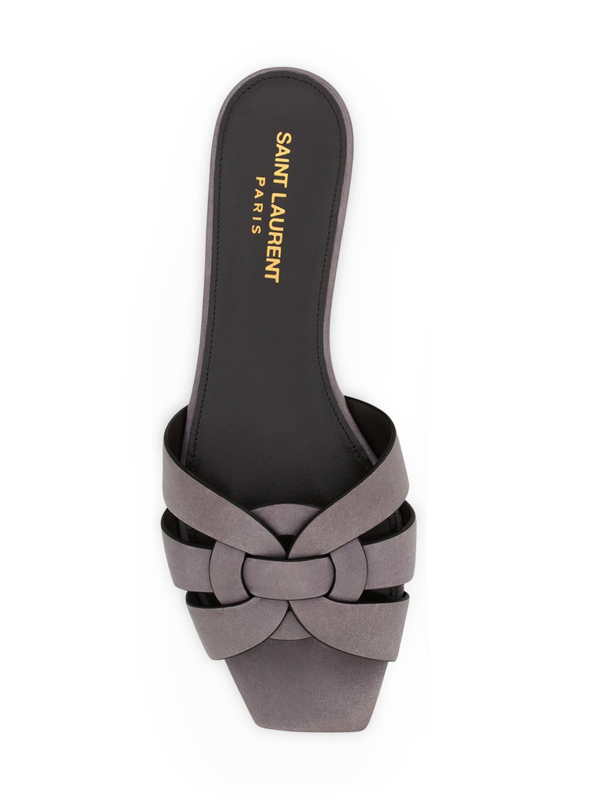 ysl tribute flat mules