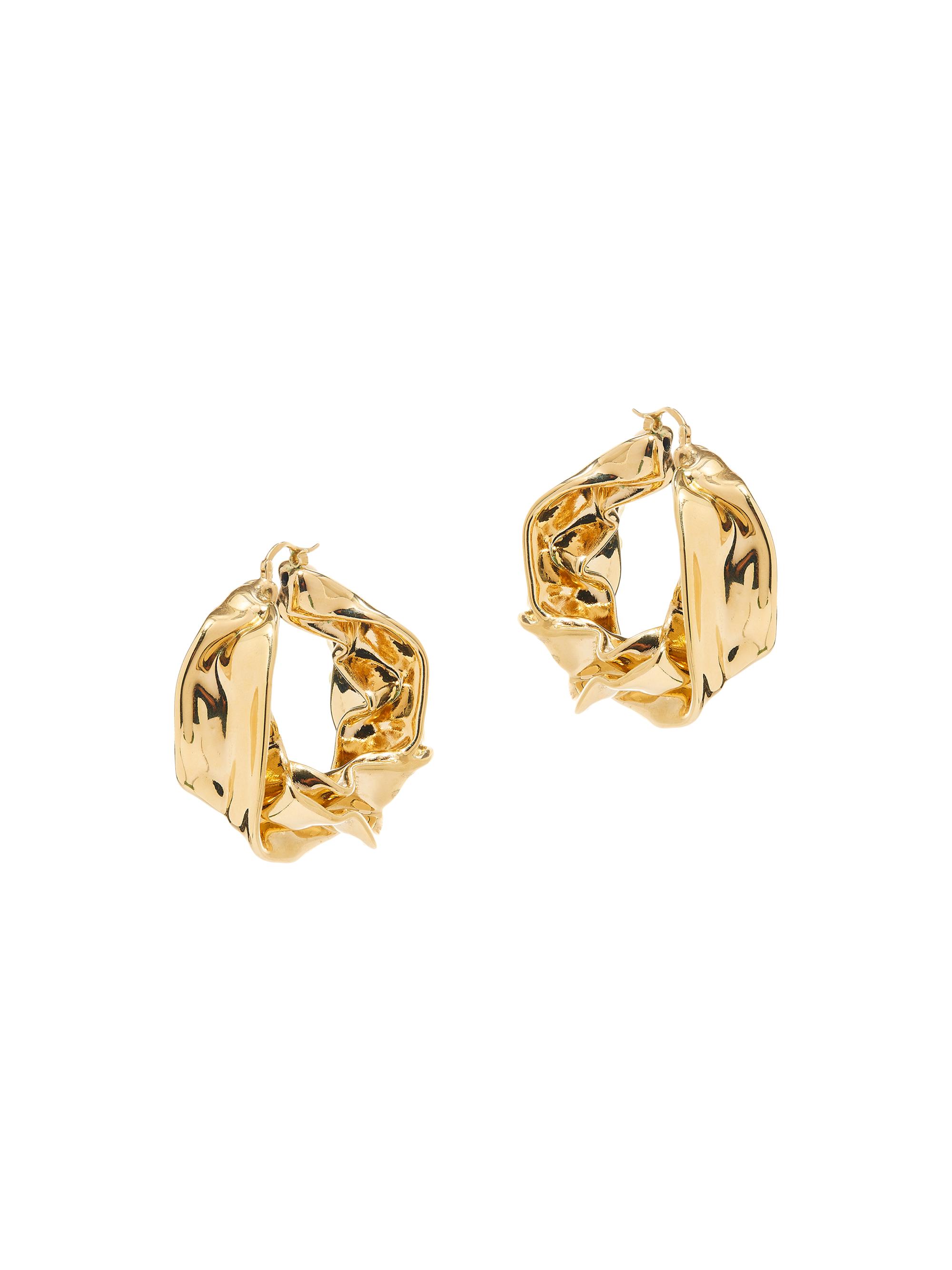 Oscar de la Renta Women's Starfruit Goldtone  Hoop Earrings - Gold