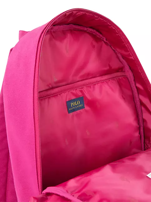 Shop Polo Ralph Lauren Girl's Canvas School Backpack & Pencil Case