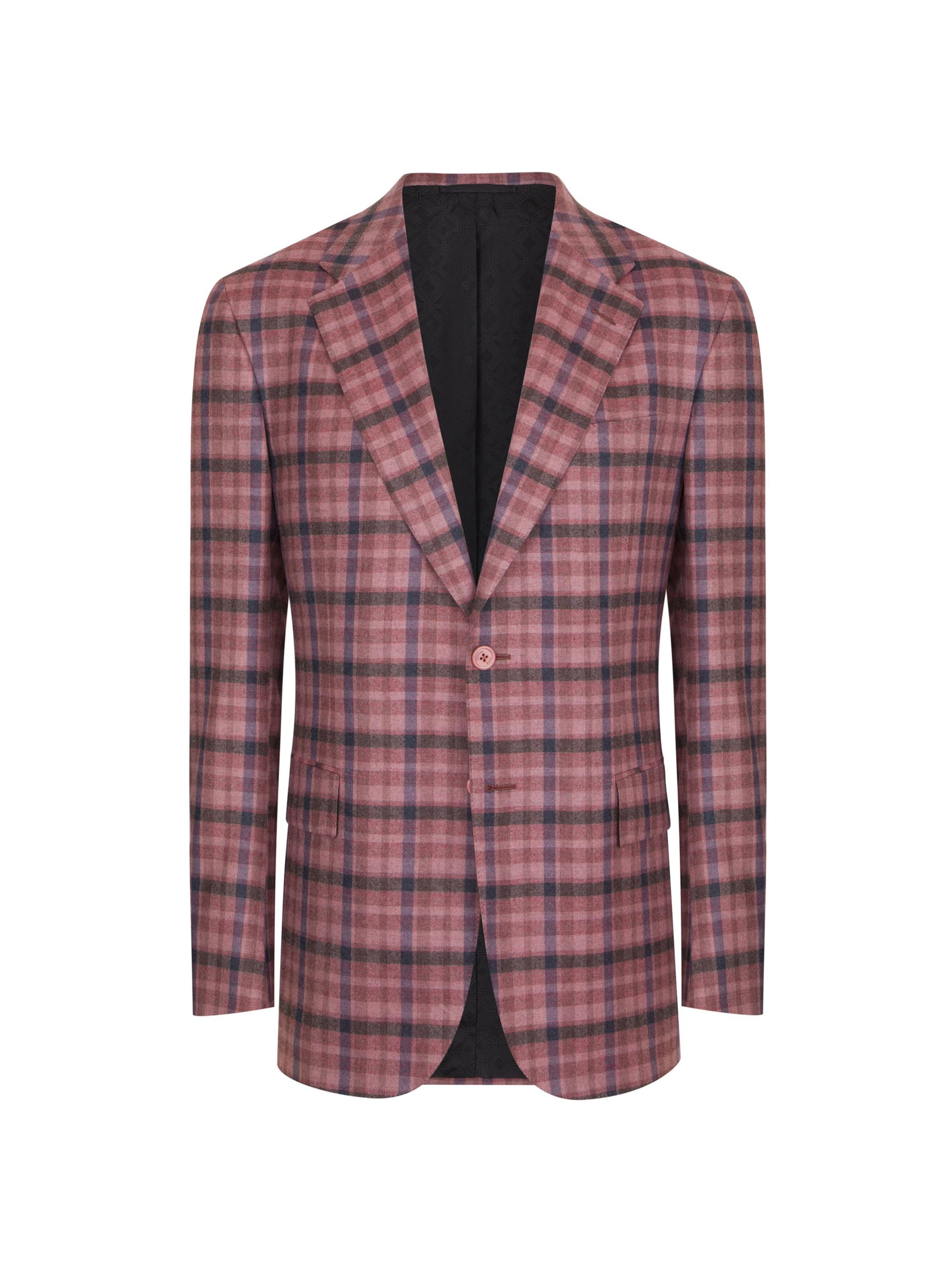 Stefano Ricci Men's Woven Jacket 2 Buttons - Aqua