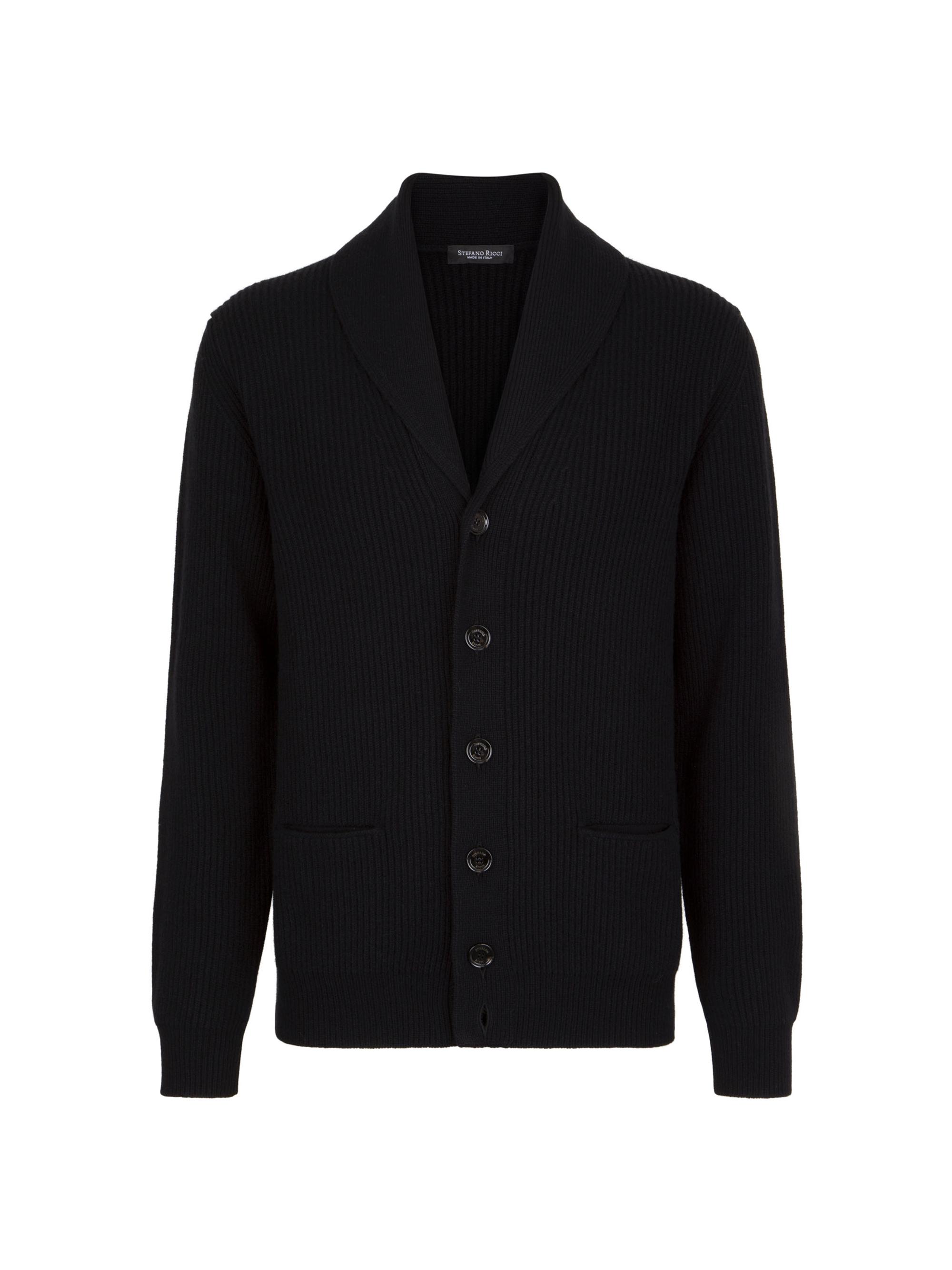 Stefano Ricci Men's Cardigan Sweater - Black