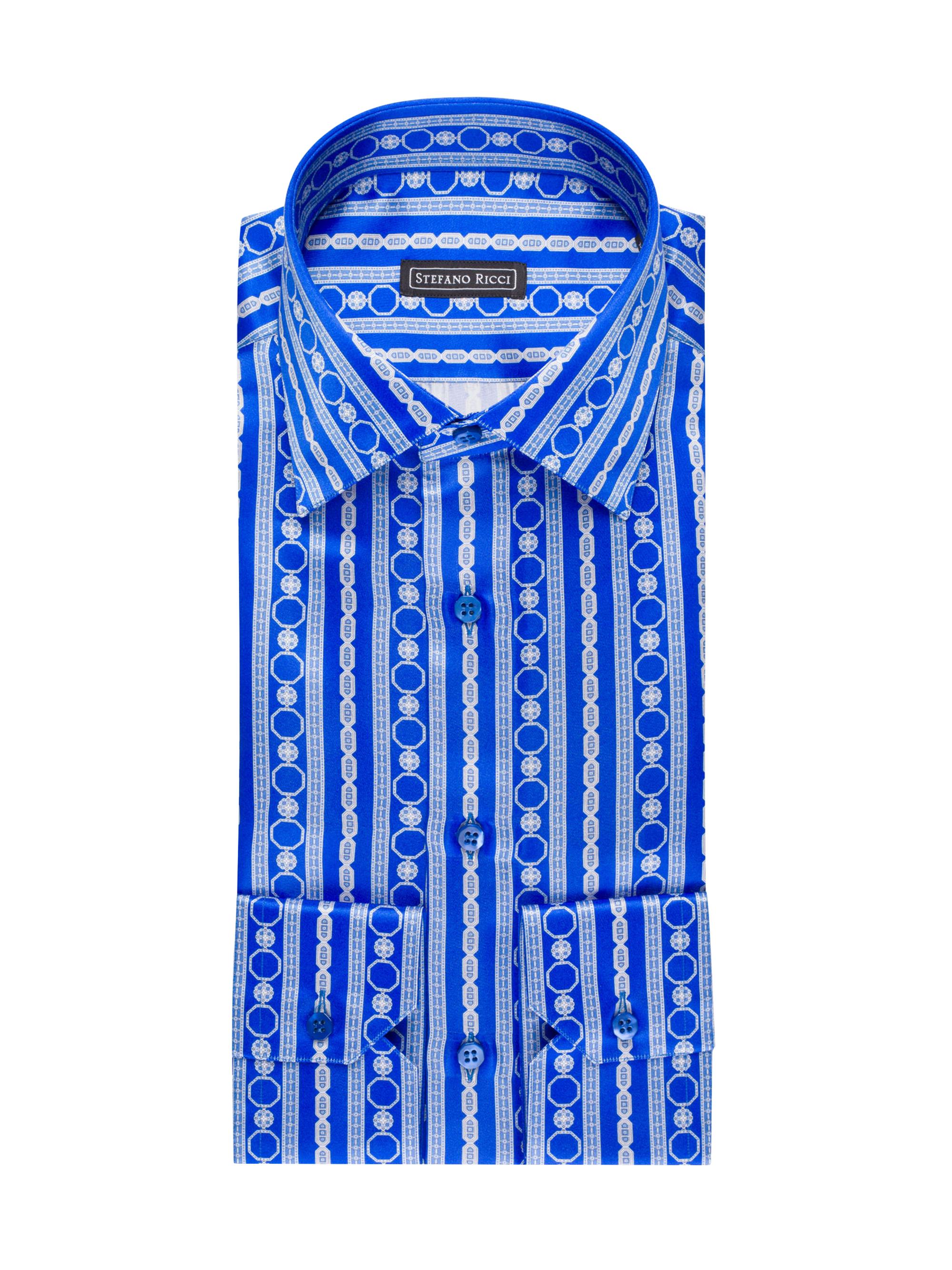 Stefano Ricci Men's Handmade Silk Dress Shirt - Yellow