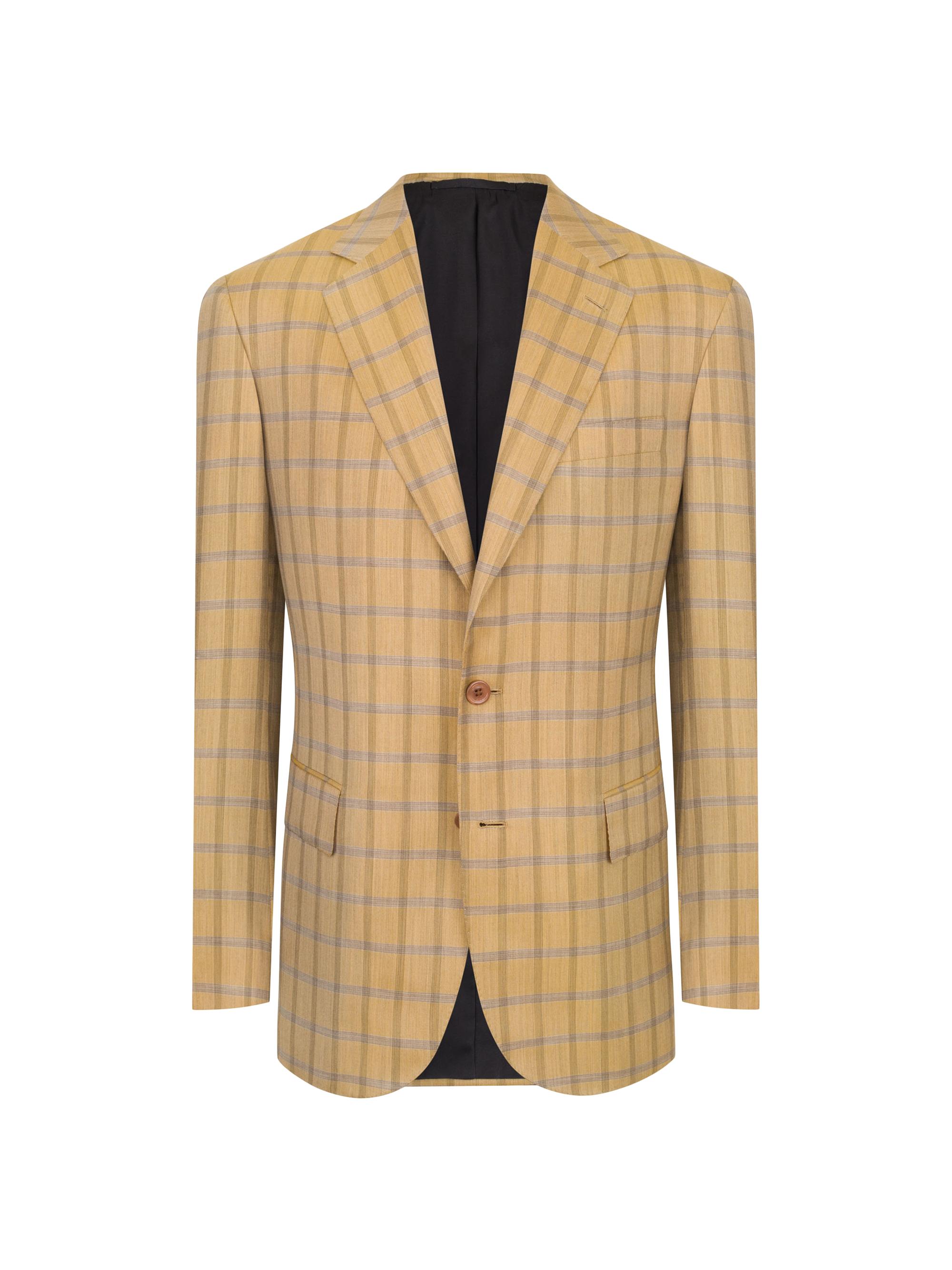Stefano Ricci Men's Woven Jacket 2 Buttons - Yellow