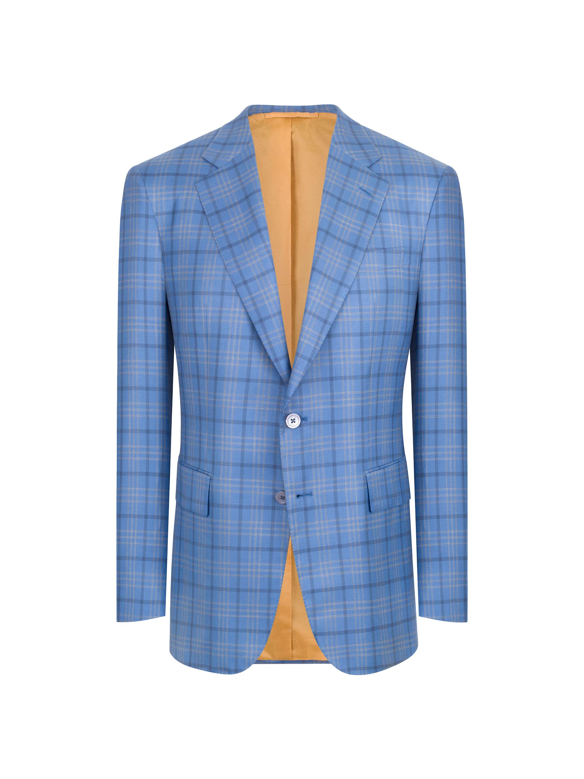 Stefano Ricci Men's Woven Jacket 2 Buttons - Blue