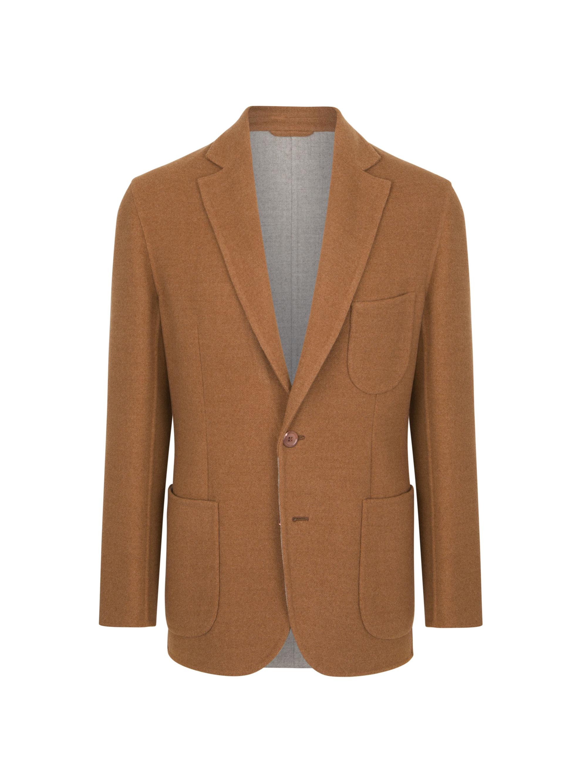Stefano Ricci Men's Woven Jacket 2 Buttons - Beige