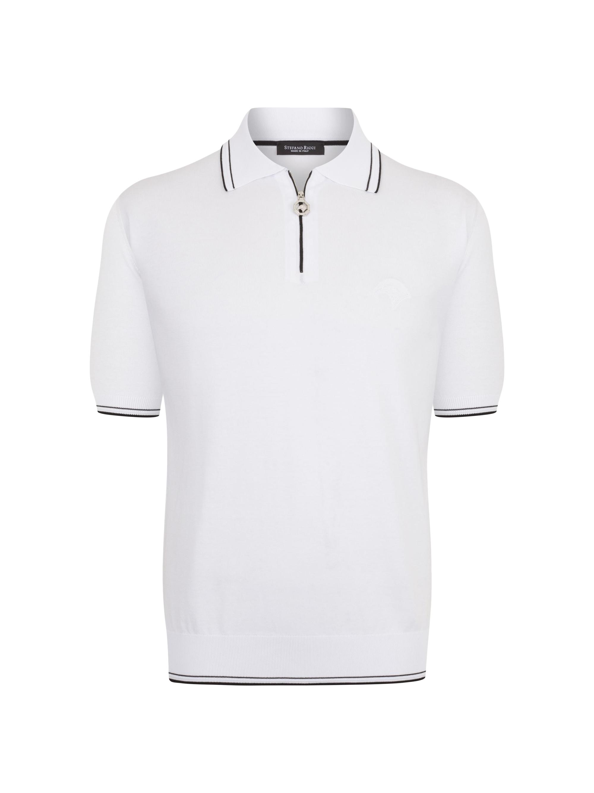 Stefano Ricci Men's Polo Shirt - White